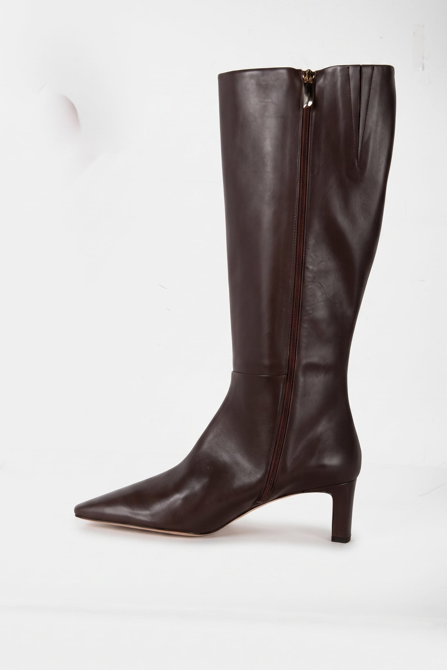 MARGARITE MID HEEL CHOCOLATE 2