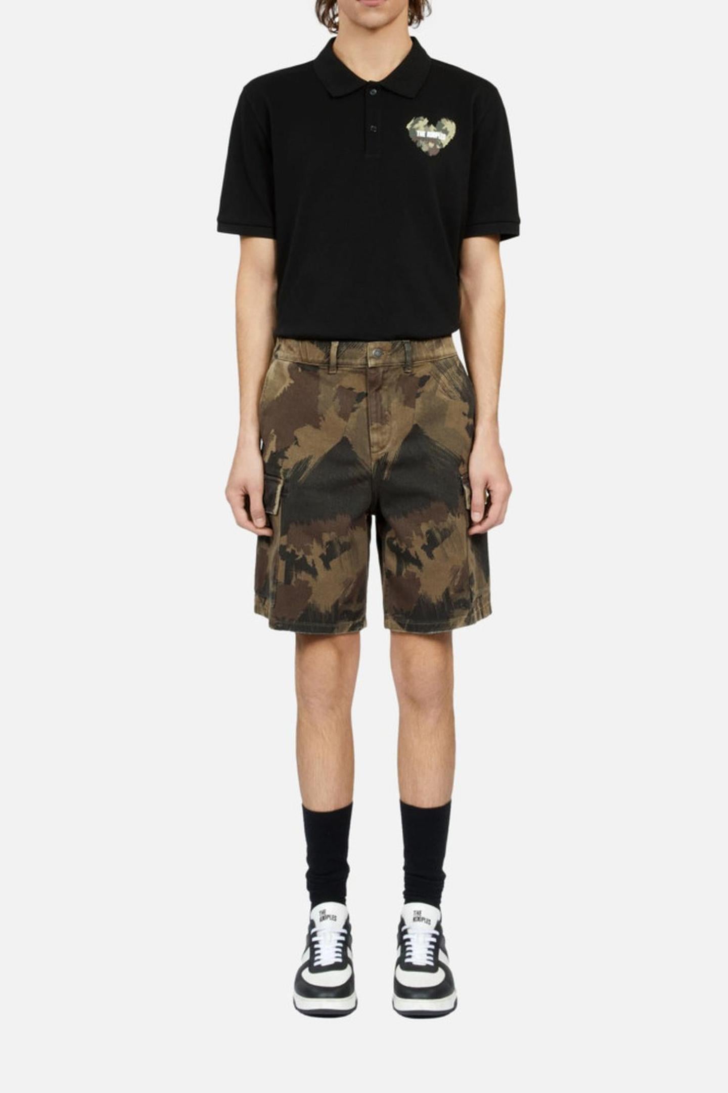 SHORTS W ELASTICATED WAIST AND PATCH POCKETS CAMOUFLAGE_01 2