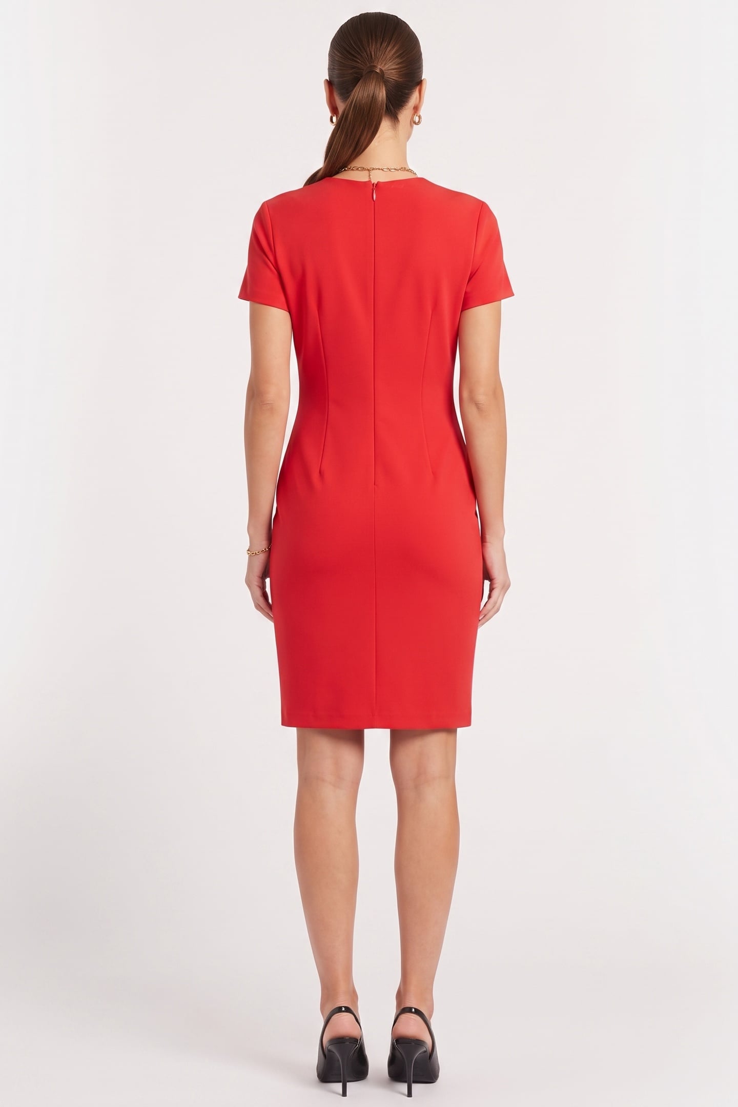 STRETCH CREPE SS DRESS ADRENALINE RUSH 2