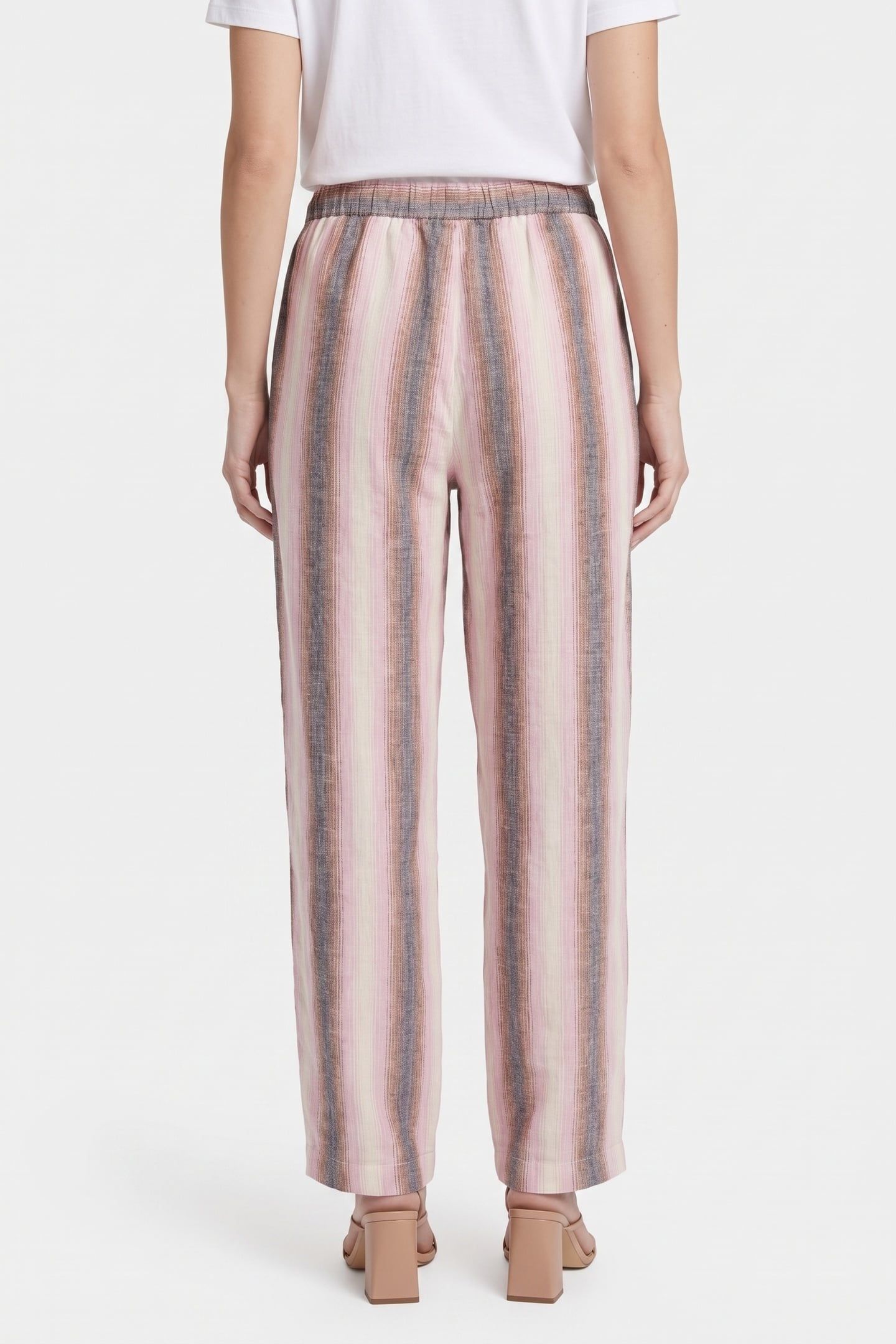 LUDVIG LINEN TROUSERS PINK 2