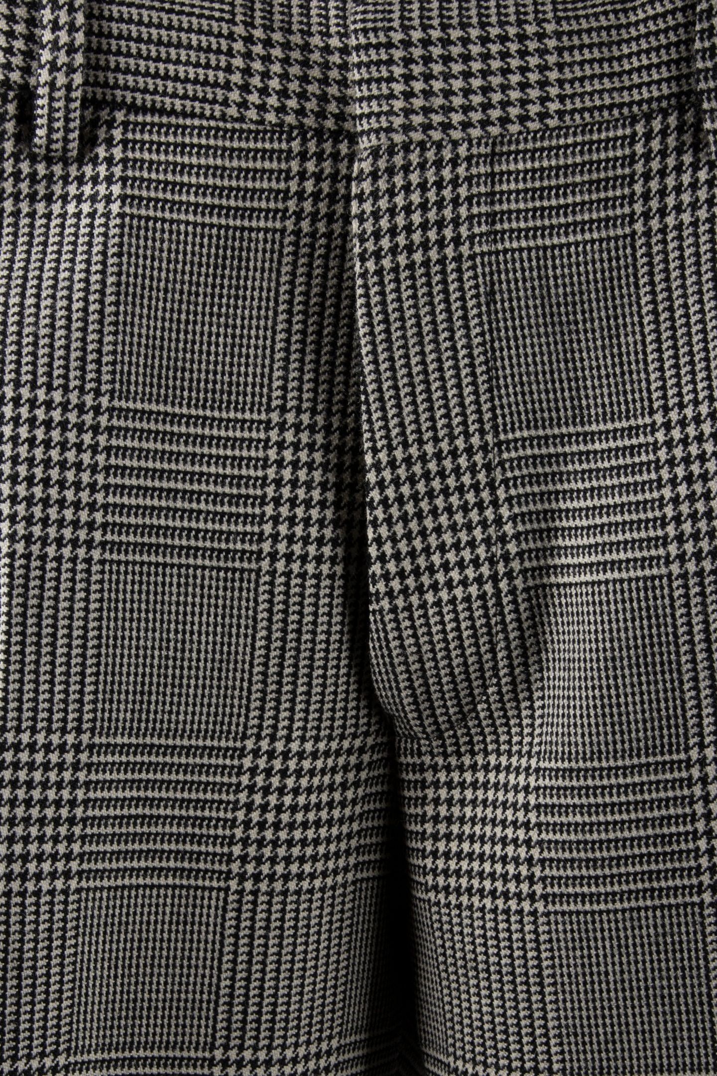 NEW SHAPE SUIT TROUSERS WITH STRAPS BLACK WHITE 4