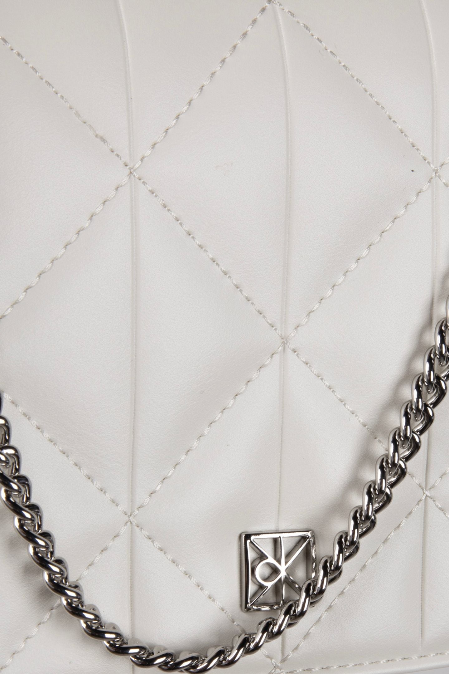 QUILTED TOP HANDLE CROSSOVER LILY WHITE 6