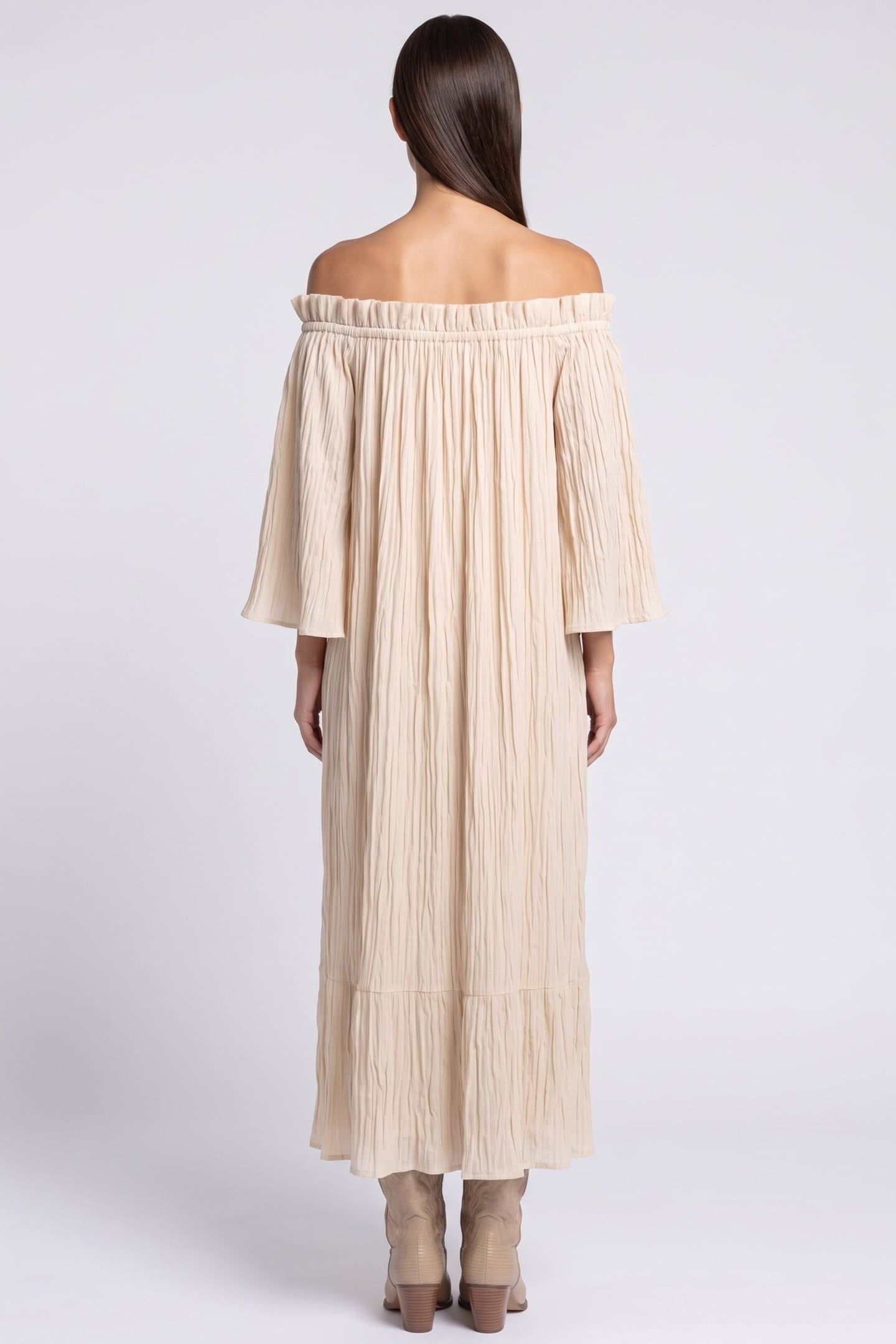 GIORDI DRESS BEIGE 2