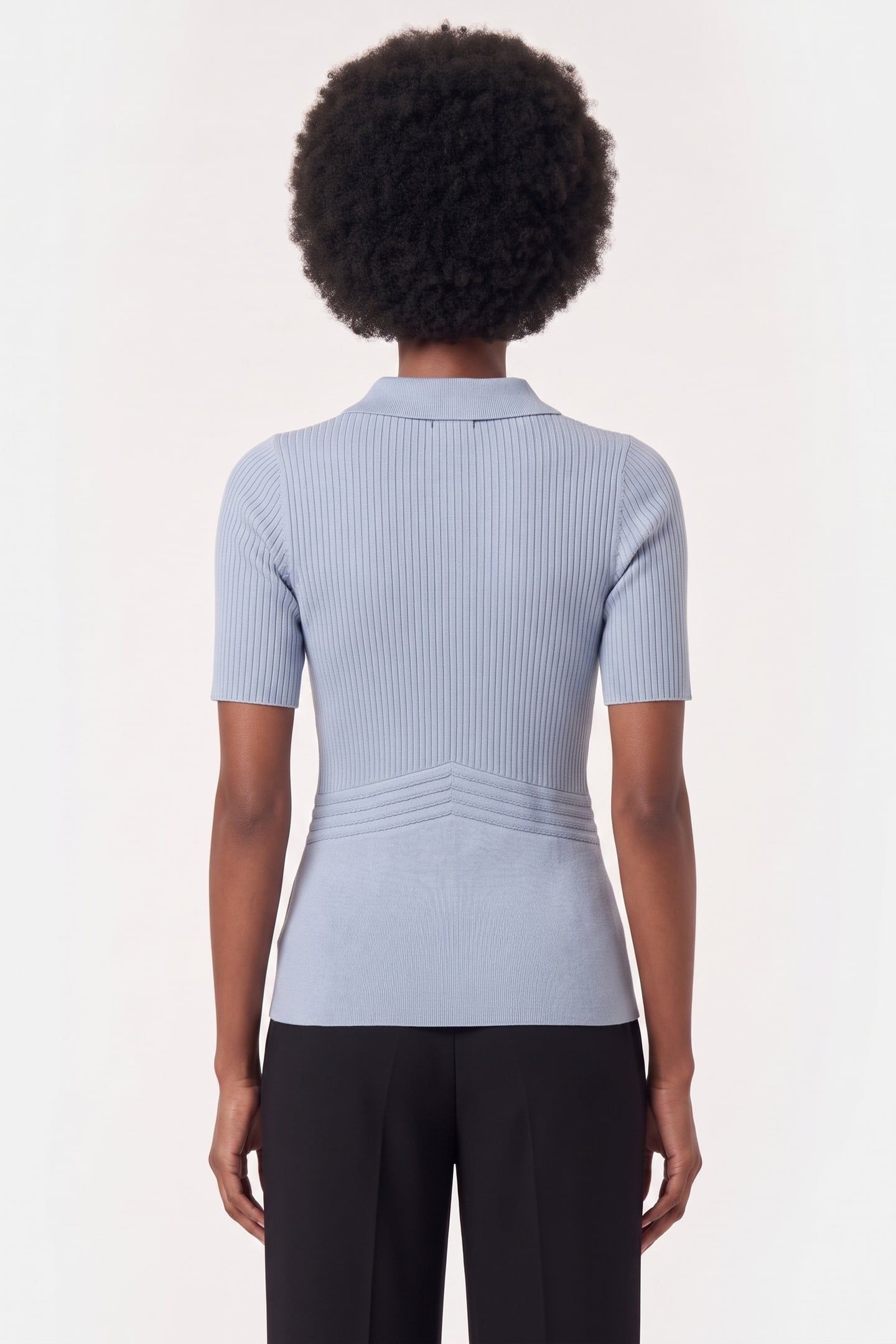 GUESS ECO FLORA CUT-OUT POLO S CORONADO BLUE 2