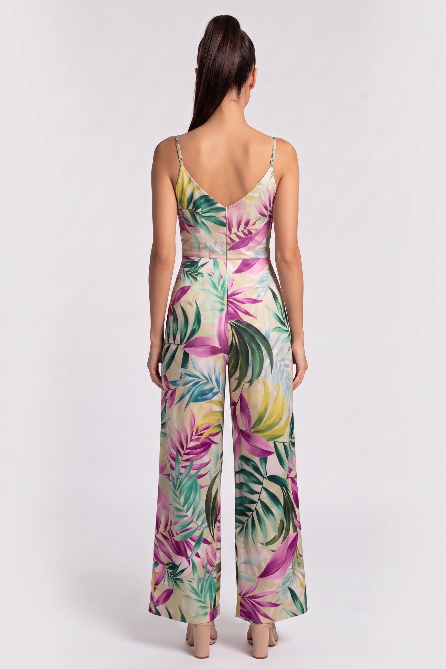 GUESS ECO ALICE SLINKY OVERALL TROPICAL ESCAPE PRIN 2