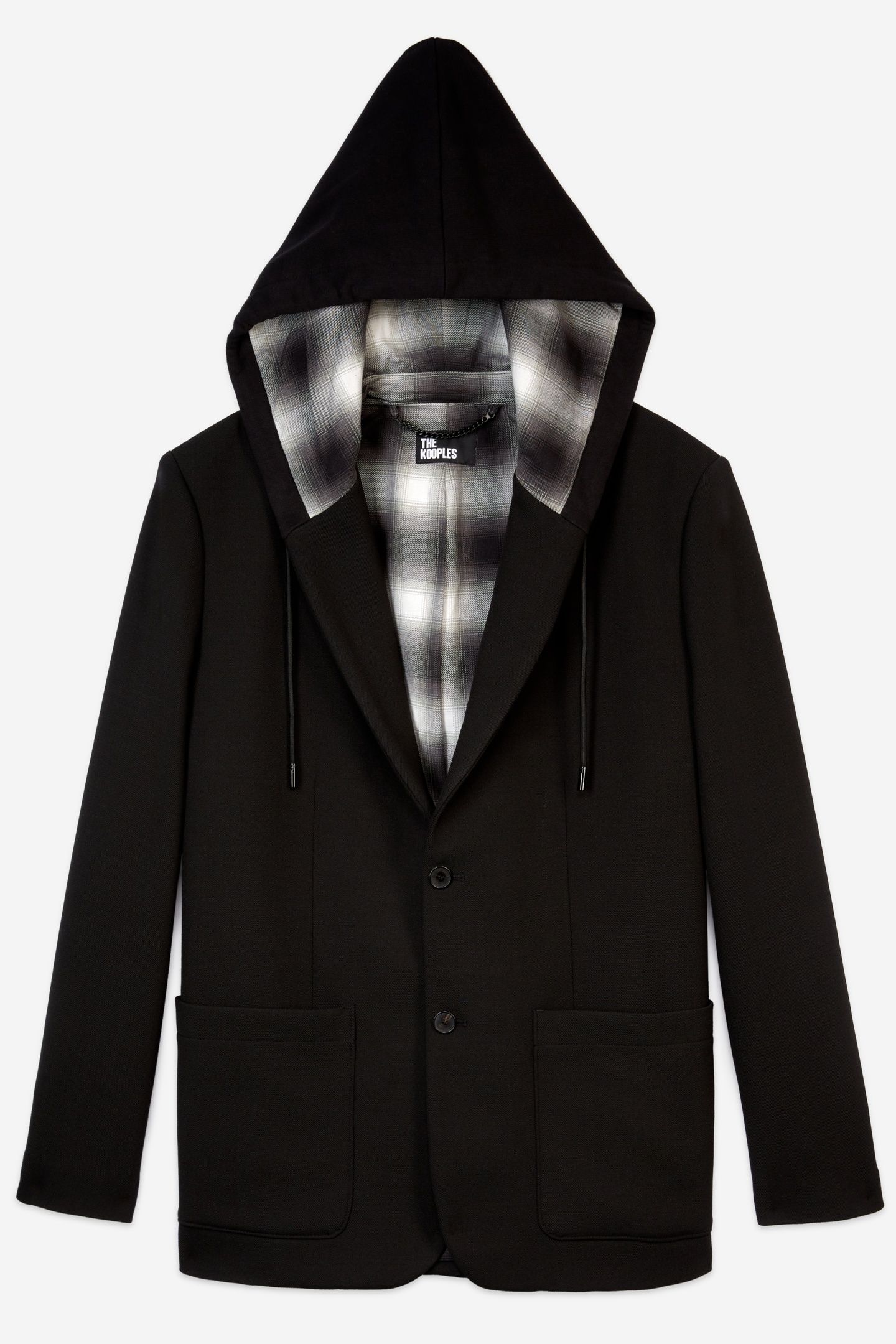 SUIT JACKET WITH HOOD BLACK 5