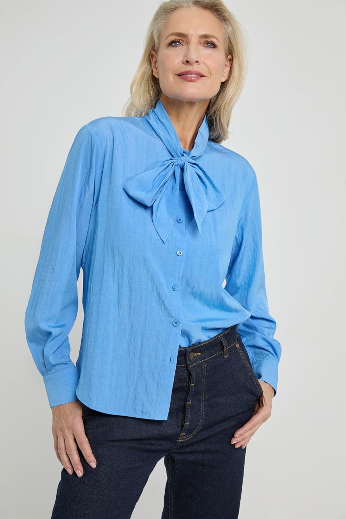 ALIDA BLOUSE FRENCH BLUE 2
