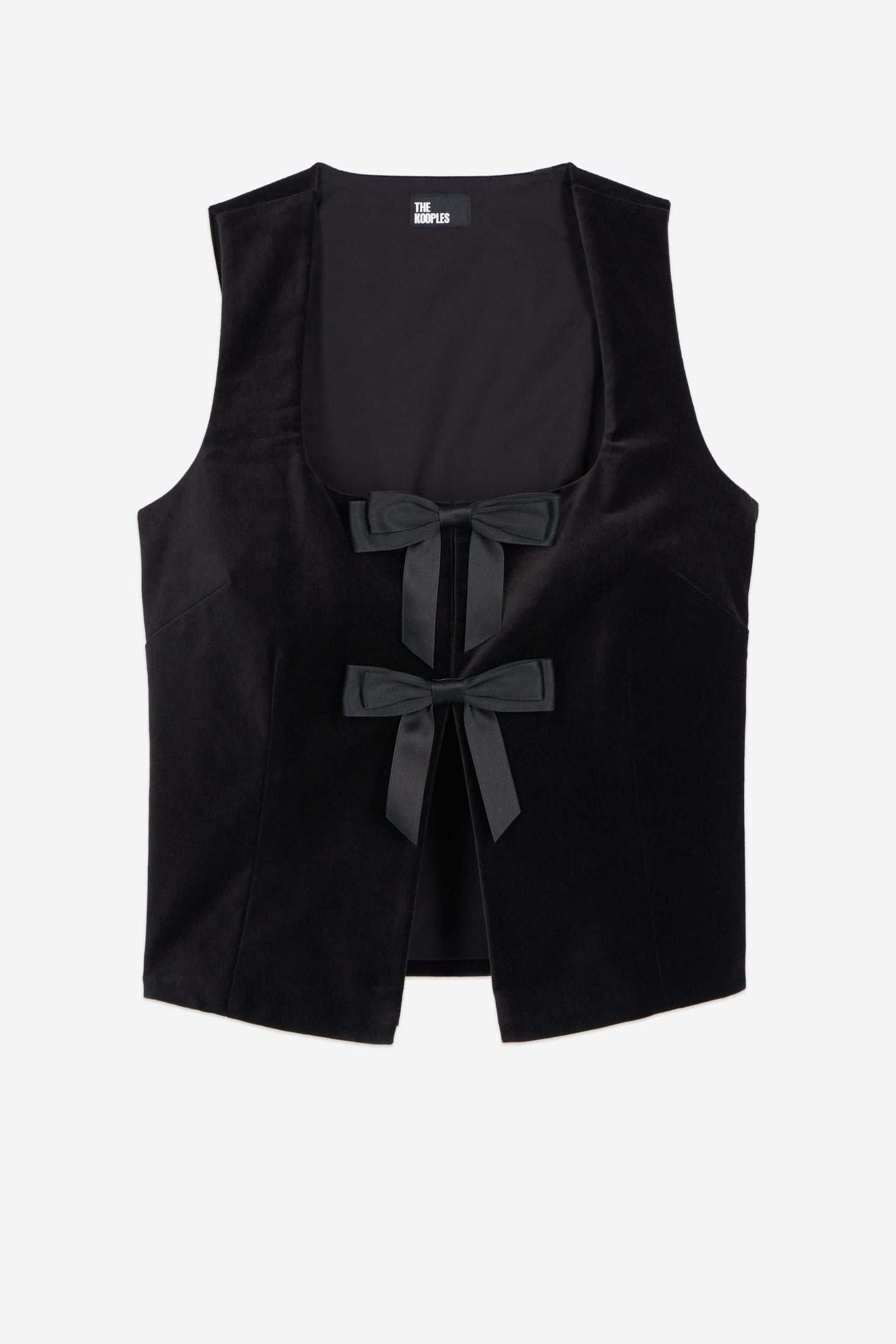 STRAPPY TOP WITH TIES BLACK 3