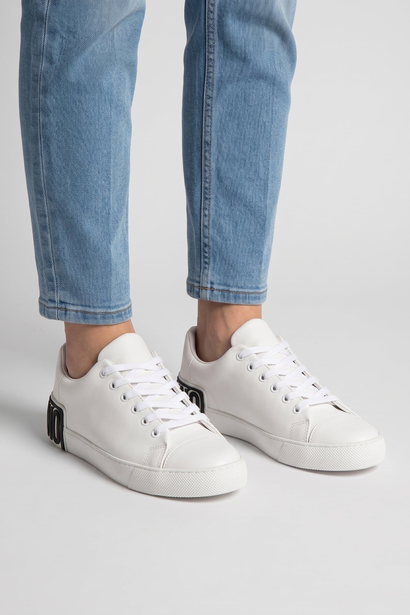 CALFSKIN SNEAKERS WHITE 3