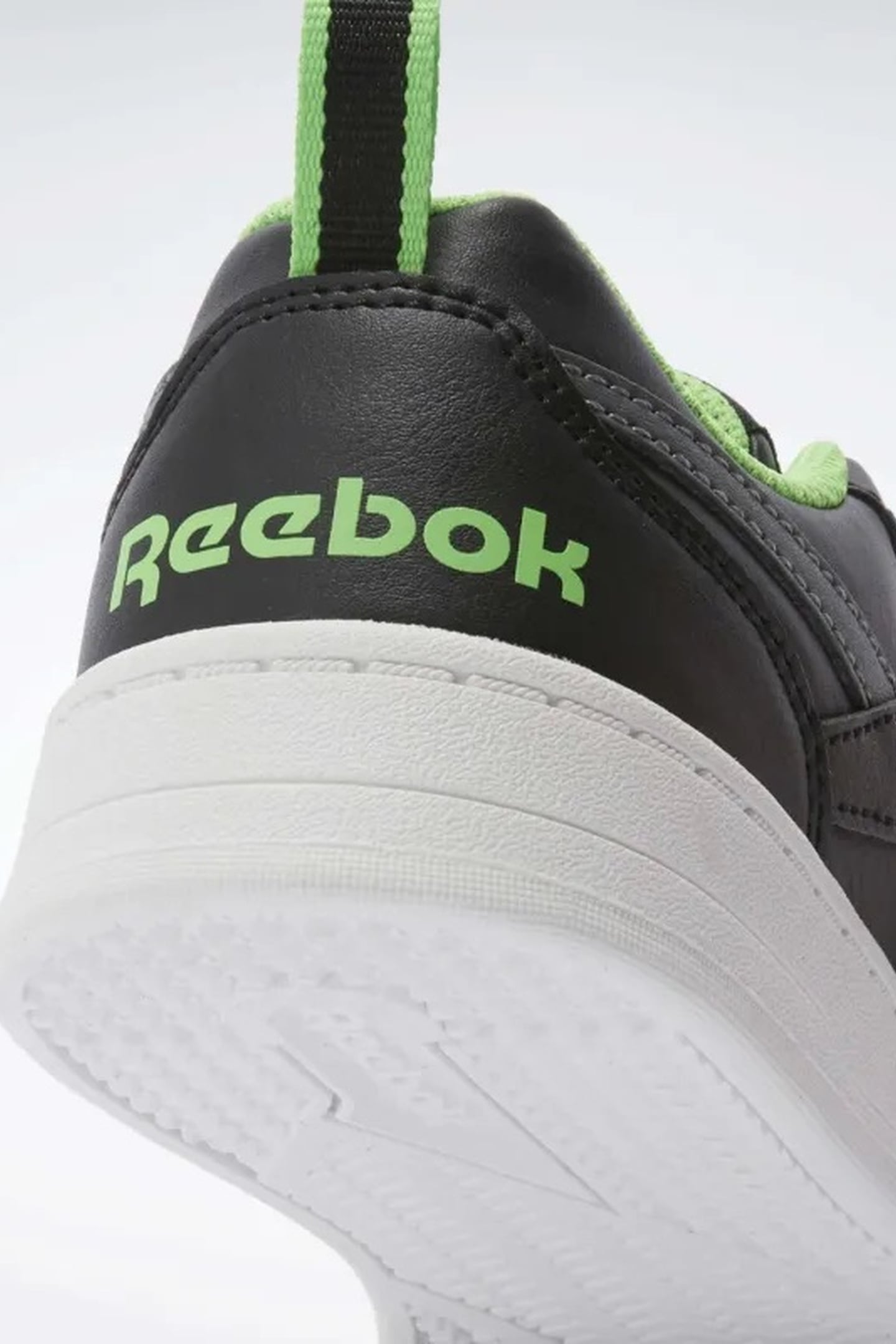 BOY'S REEBOK ROYAL PRIME BLACK/GREY/SOLARLIME 7