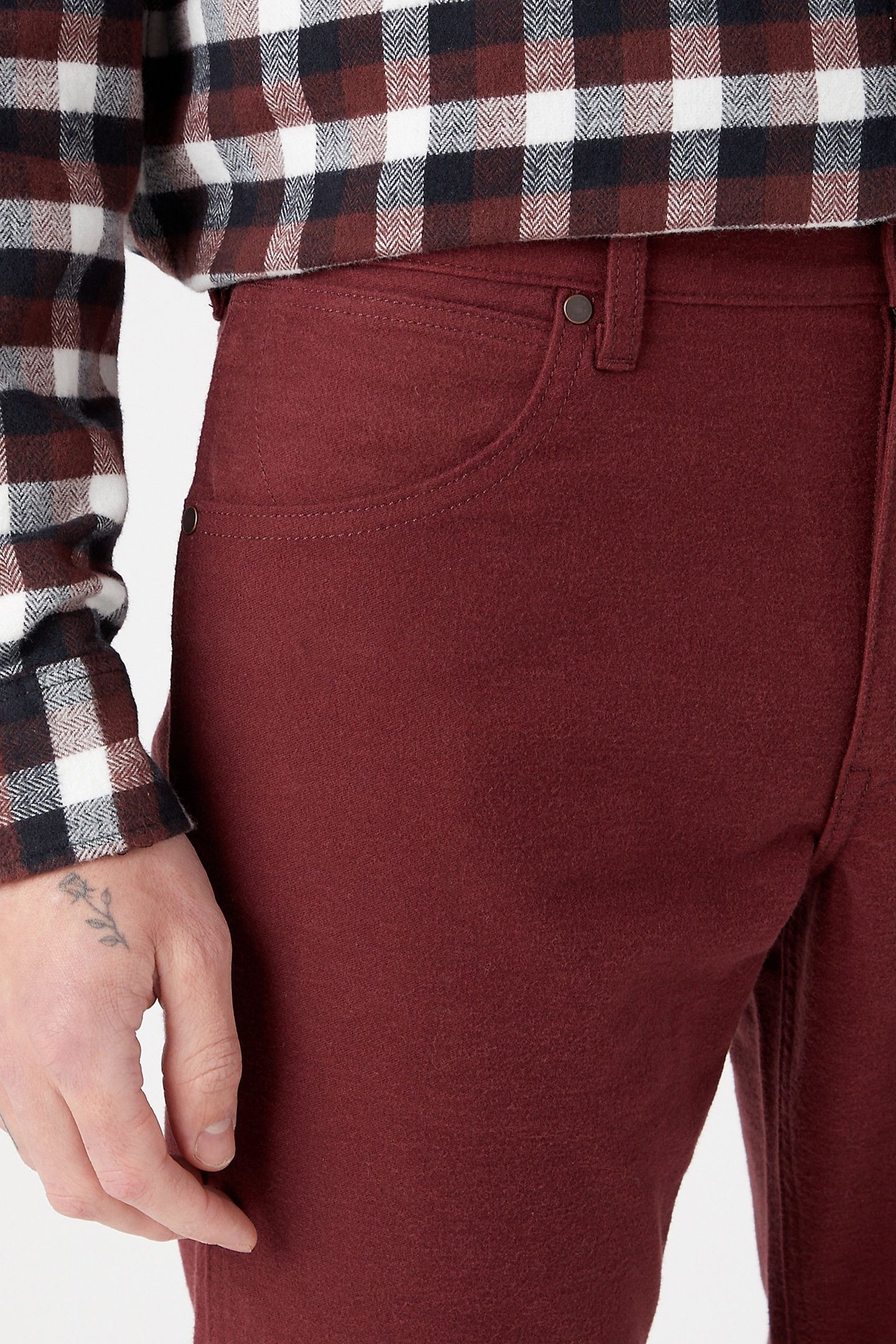 GREENSBORO DAHLIA BROWN JEANS 5