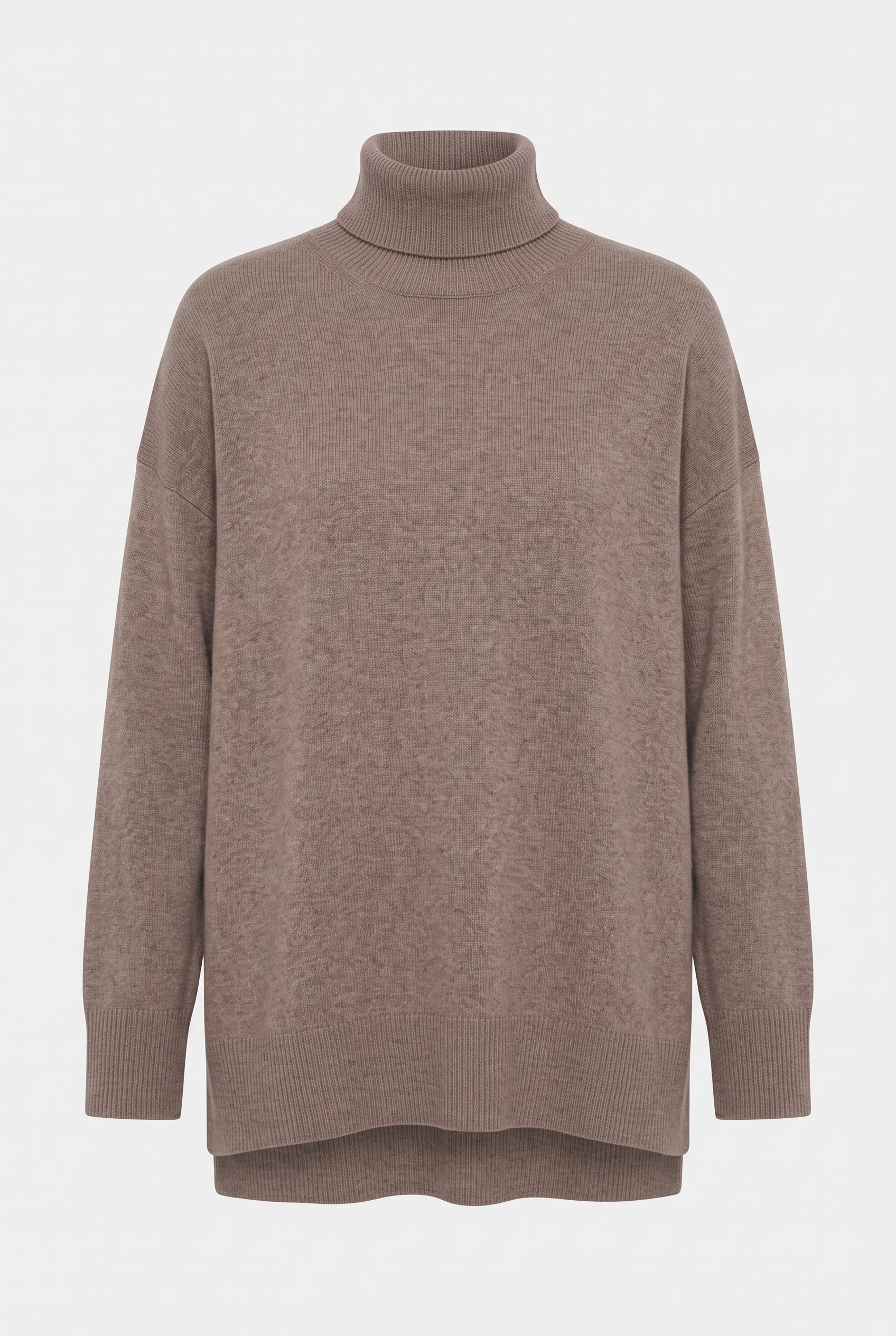 GALA ROLL NECK OAT BROWN 3