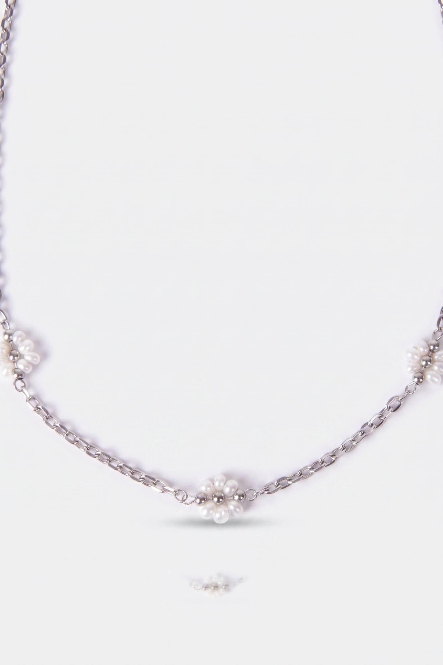 LINEN BLOSSOM KETTE SILVER 4