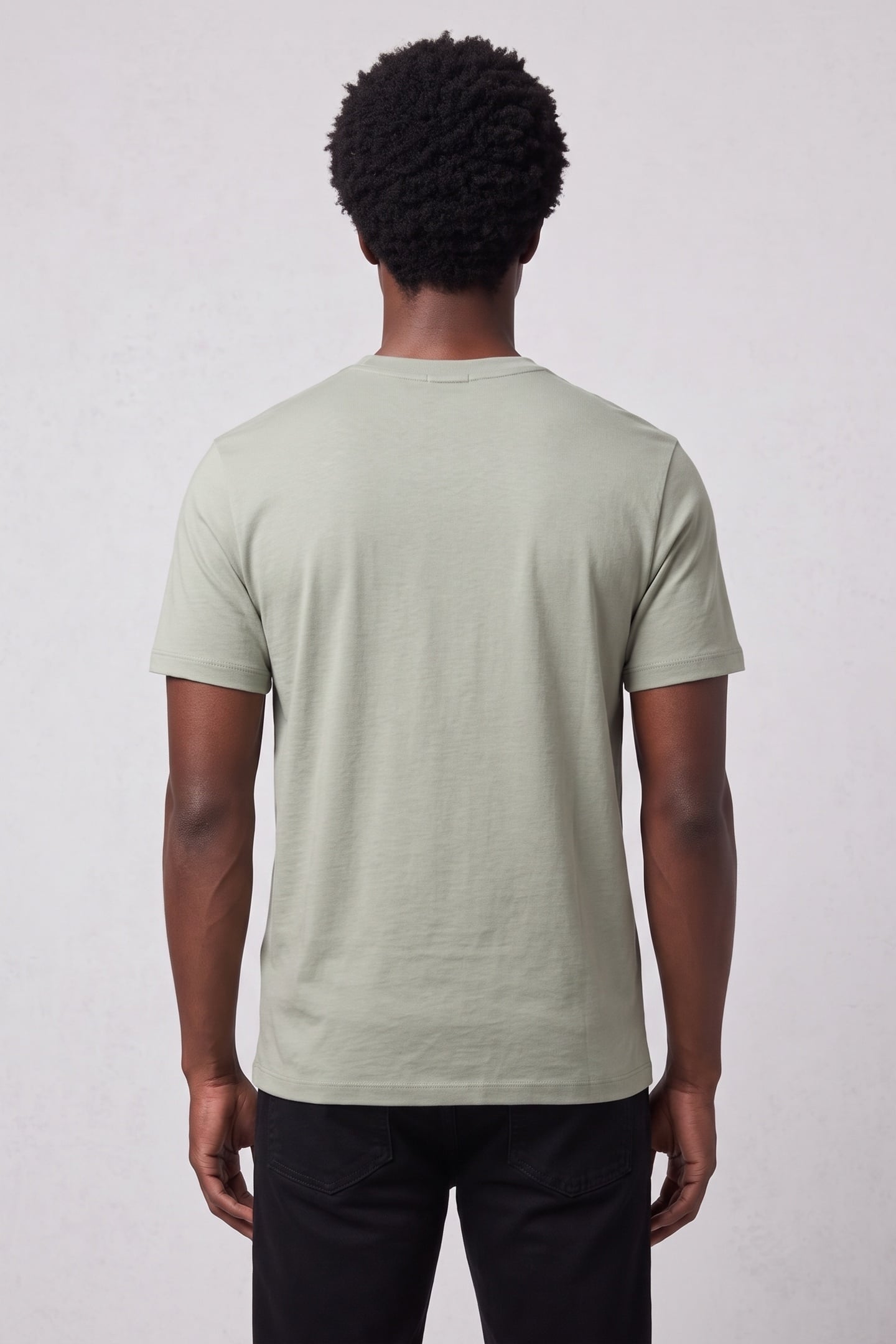 SS SUPIMA CHEST EMBROIDERY TEE SHADOW 2