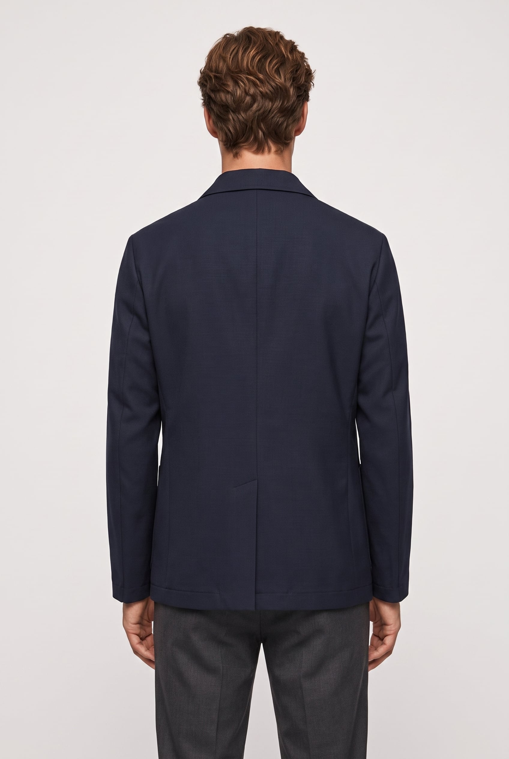 DOVAS WOOL TWILL JACKET BLUE 2