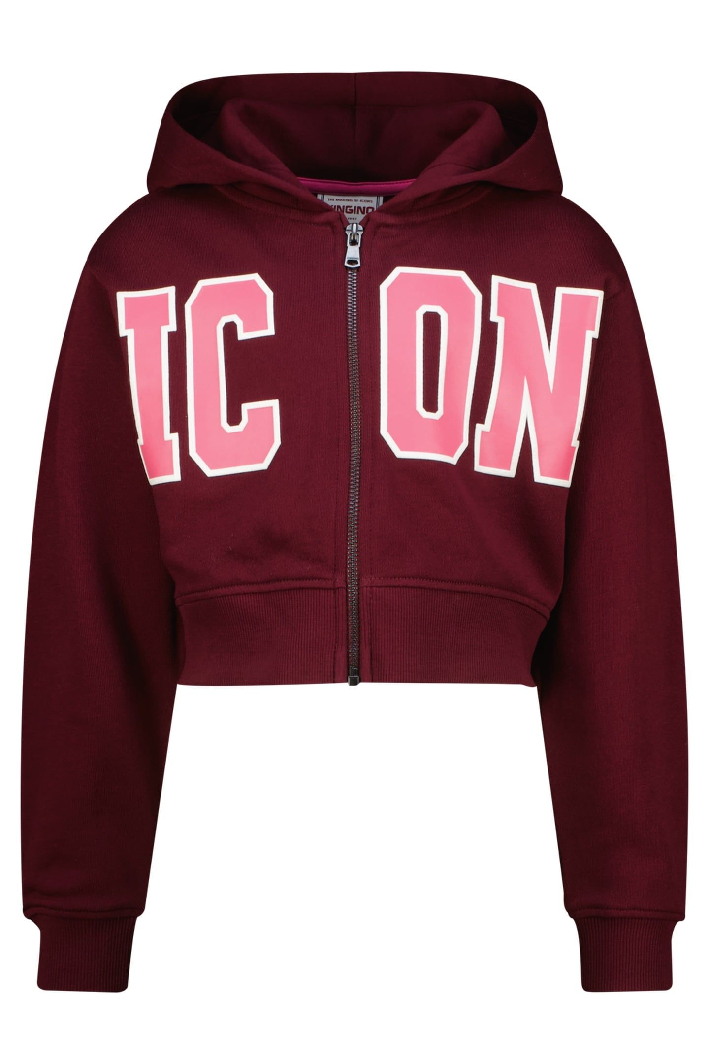 GIRLS NAWINE VEST BURGUNDY RED 1