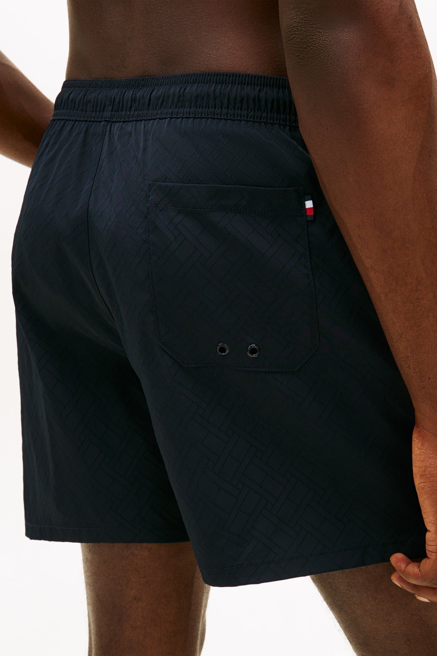 MEDIUM DRAWSTRING SWIM TRUNK MONOGRAM VESSEL BLUE 5