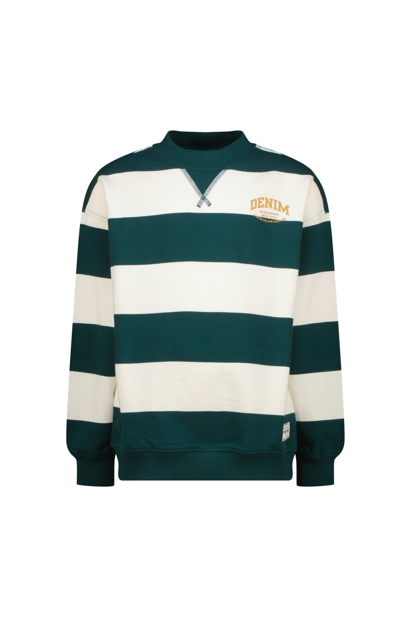 BOYS NAVISH SWEATER DARK JUNGLE GREEN 1