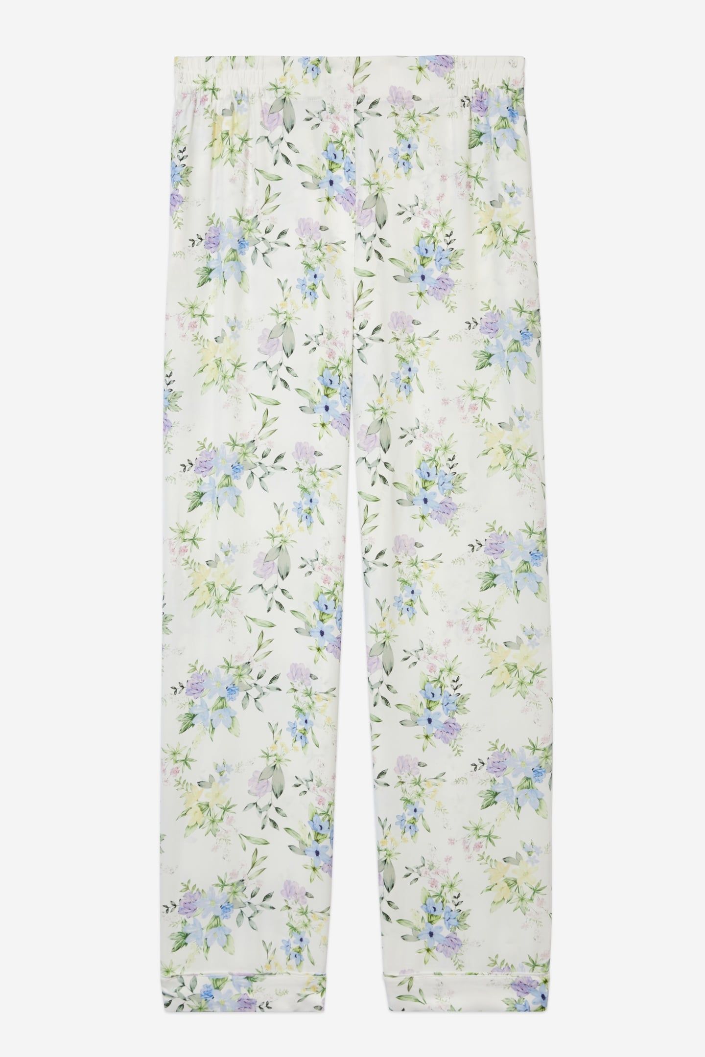 STRAIGHT-LEG TROUSERS LIGHTBLUE/WHITE 5