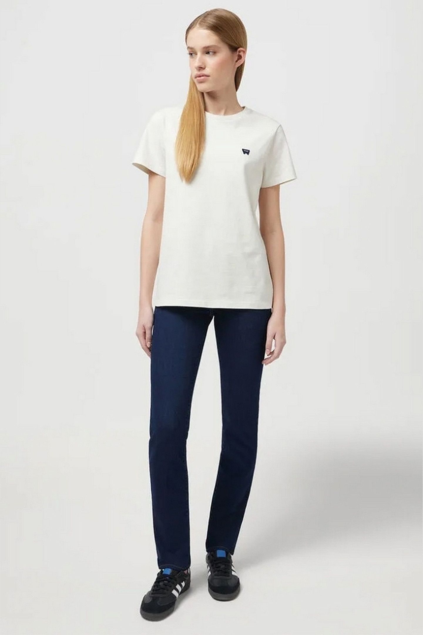 SLIM DARK WASH DENIM BLUE JEANS 2