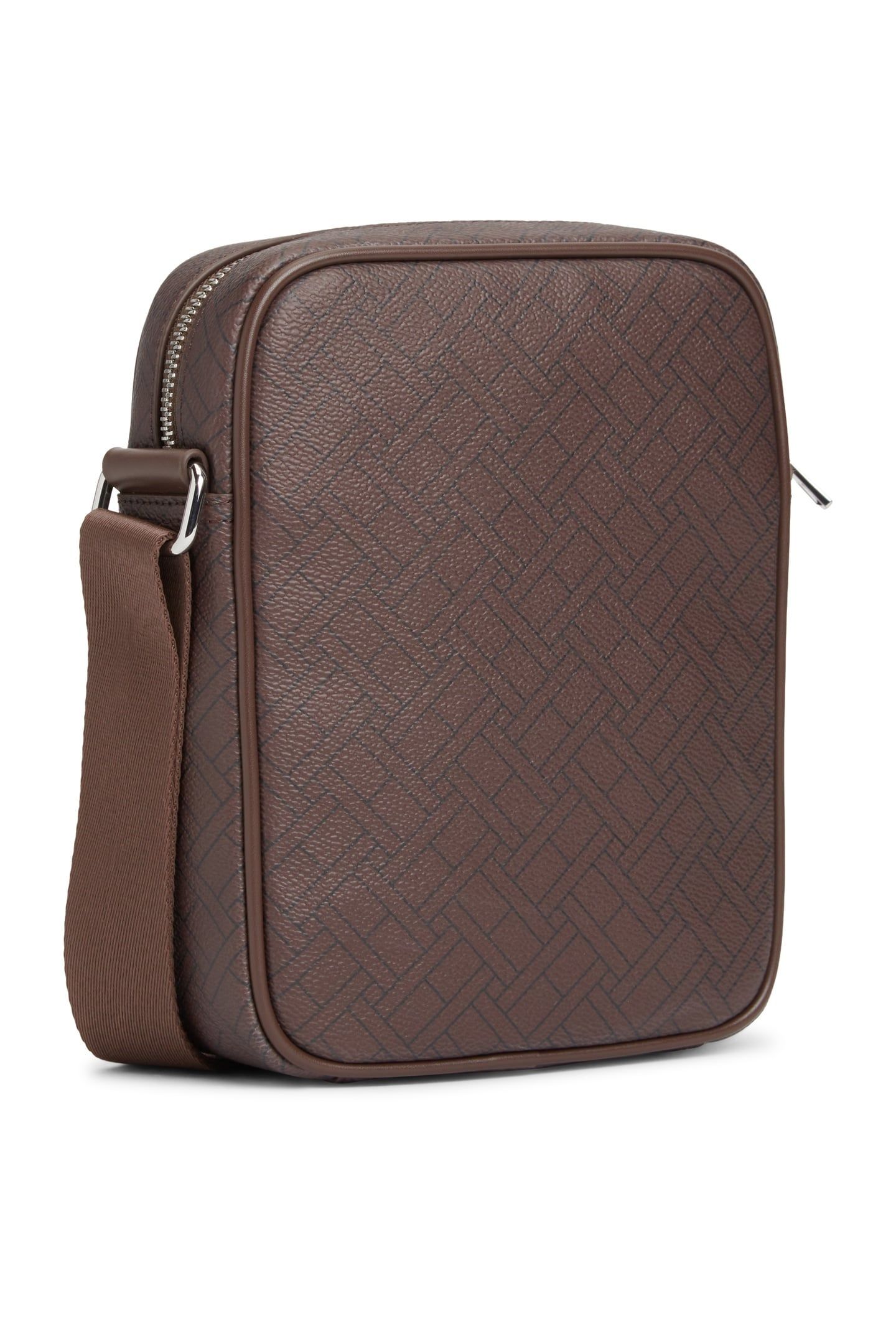 FLAG MONOGRAM MINI CROSSOVER COFFEE BEAN 3