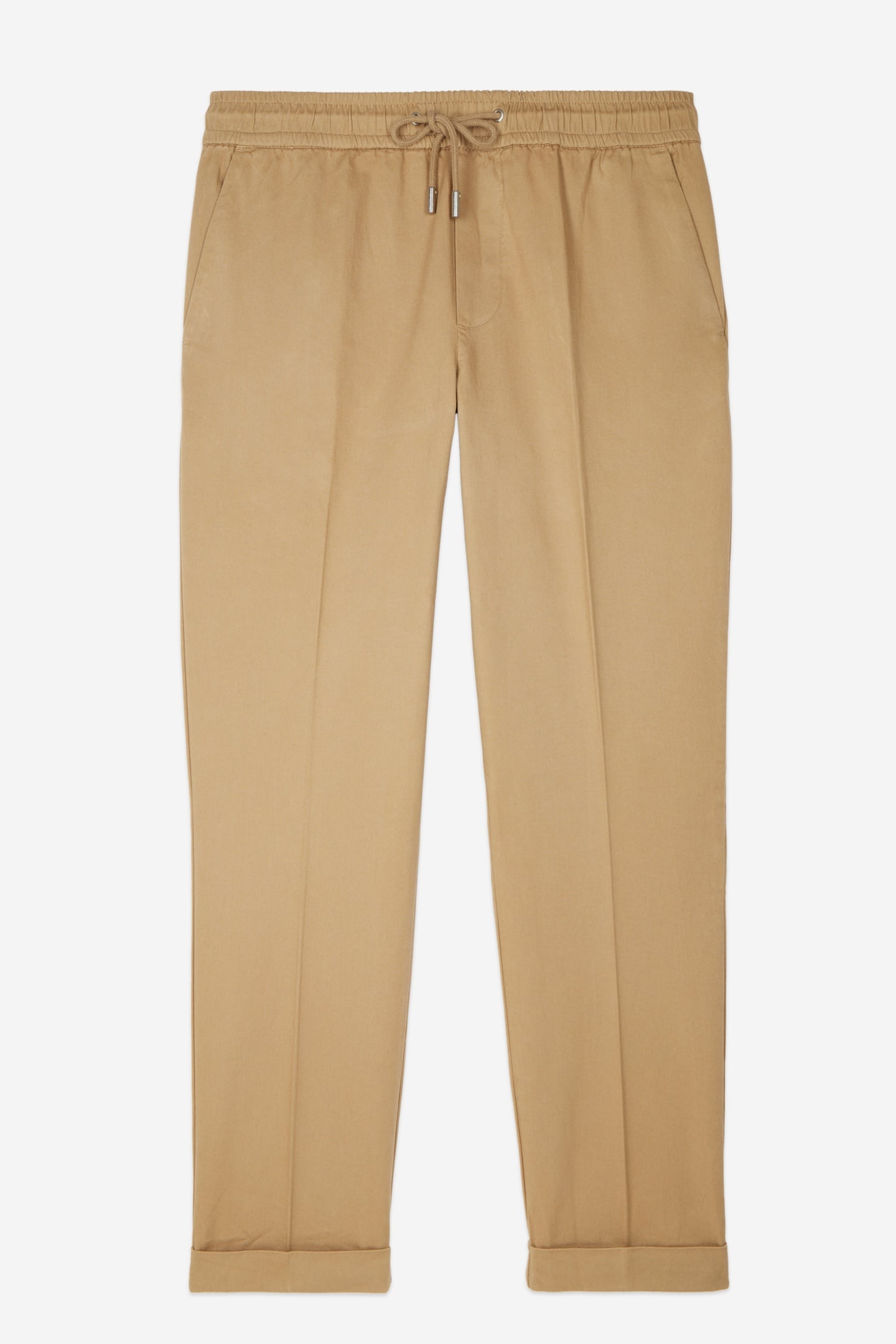 TROUSERS WITH DRAWSTRING AT THE WAIST CAMEL 5