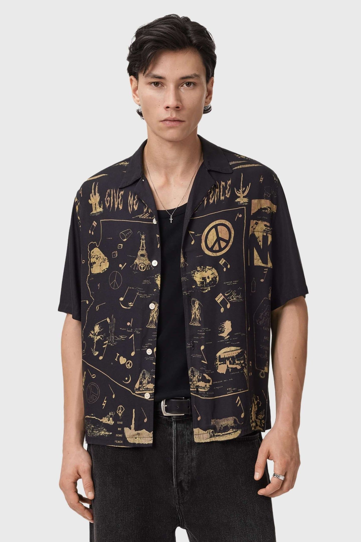 PACIFY SS SHIRT RATTAN BROWN 3