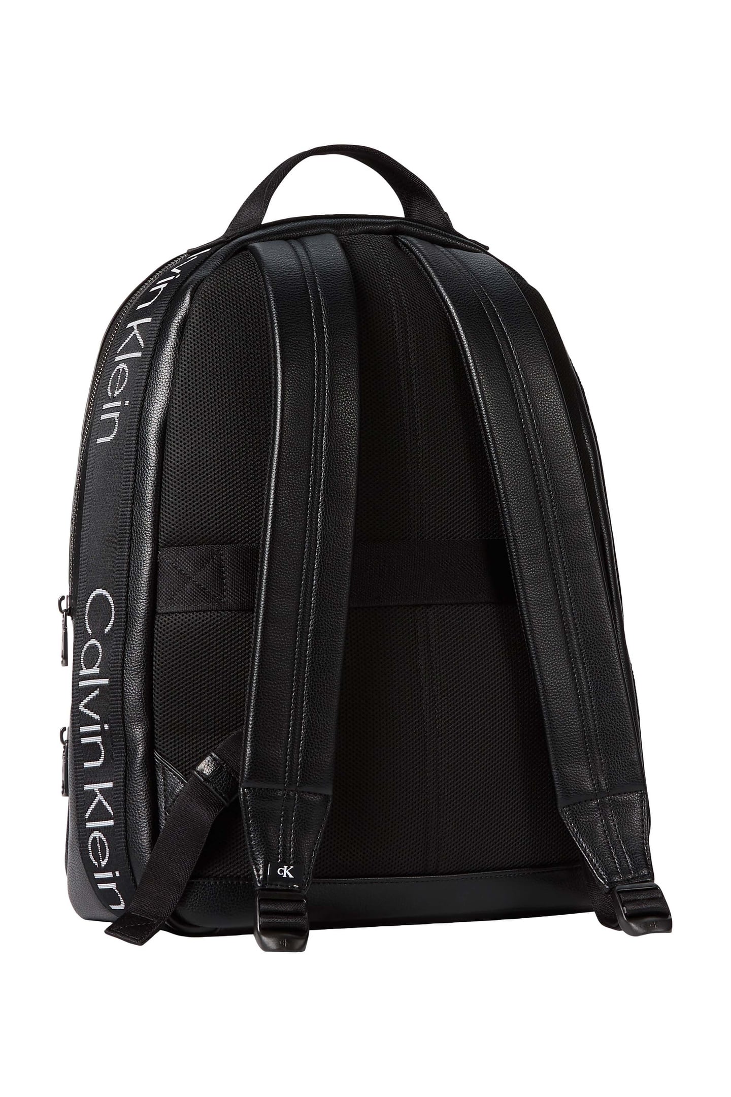 WEBBING STRAP ROUND BACKPACK BLACK/WHITE WEBBING 3