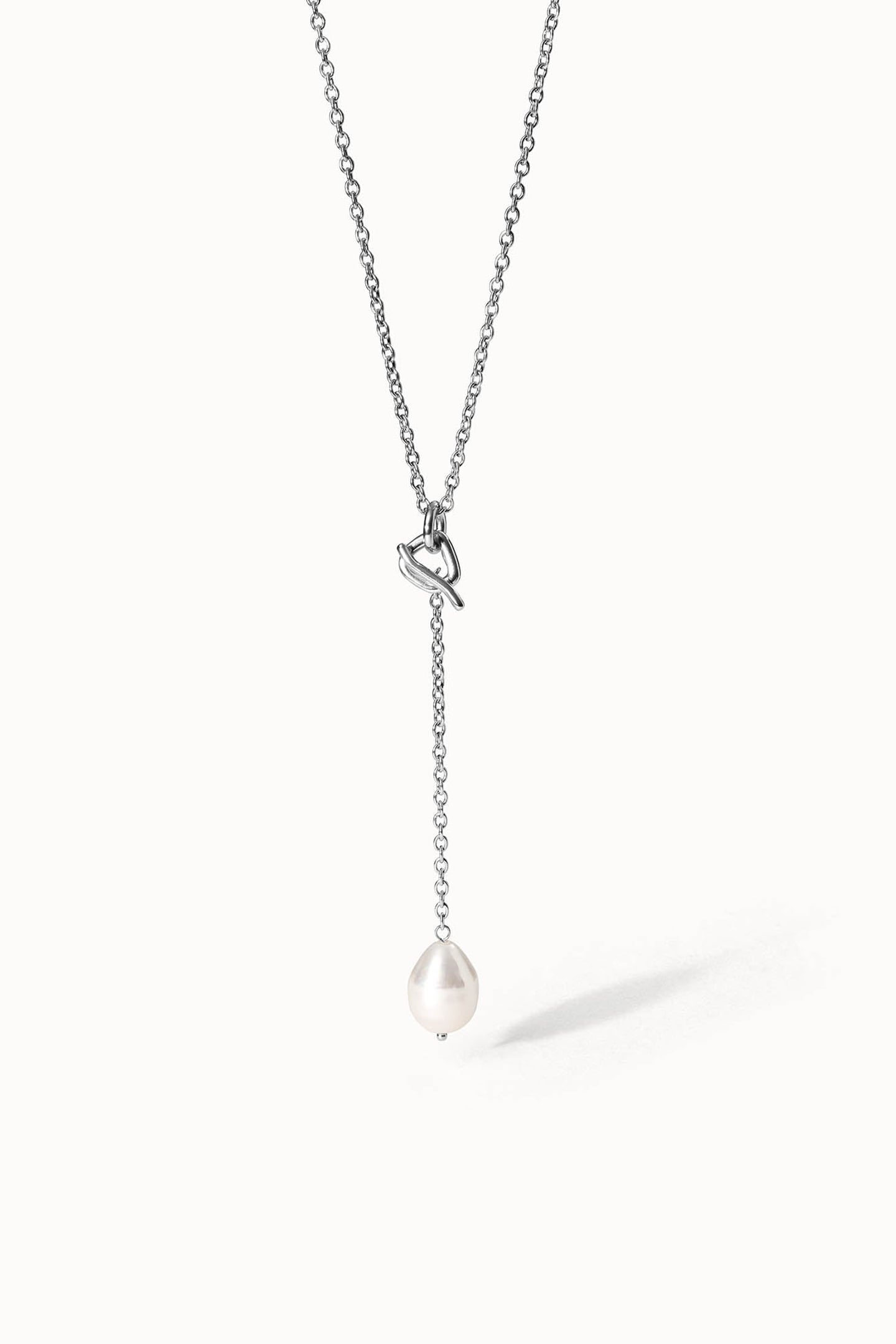 ALOHA PERLENKETTE SILVER 3