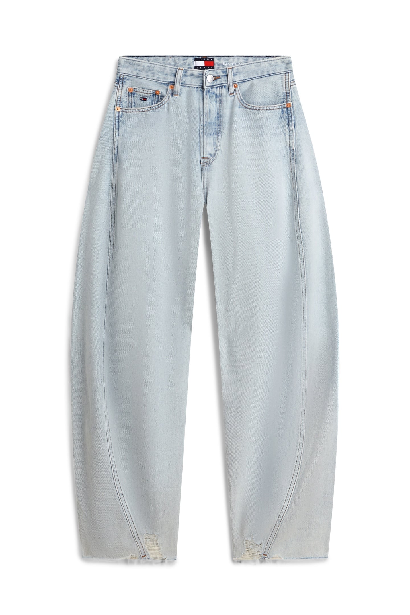 ELLA MID BARREL CROP DENIM LIGHT 4