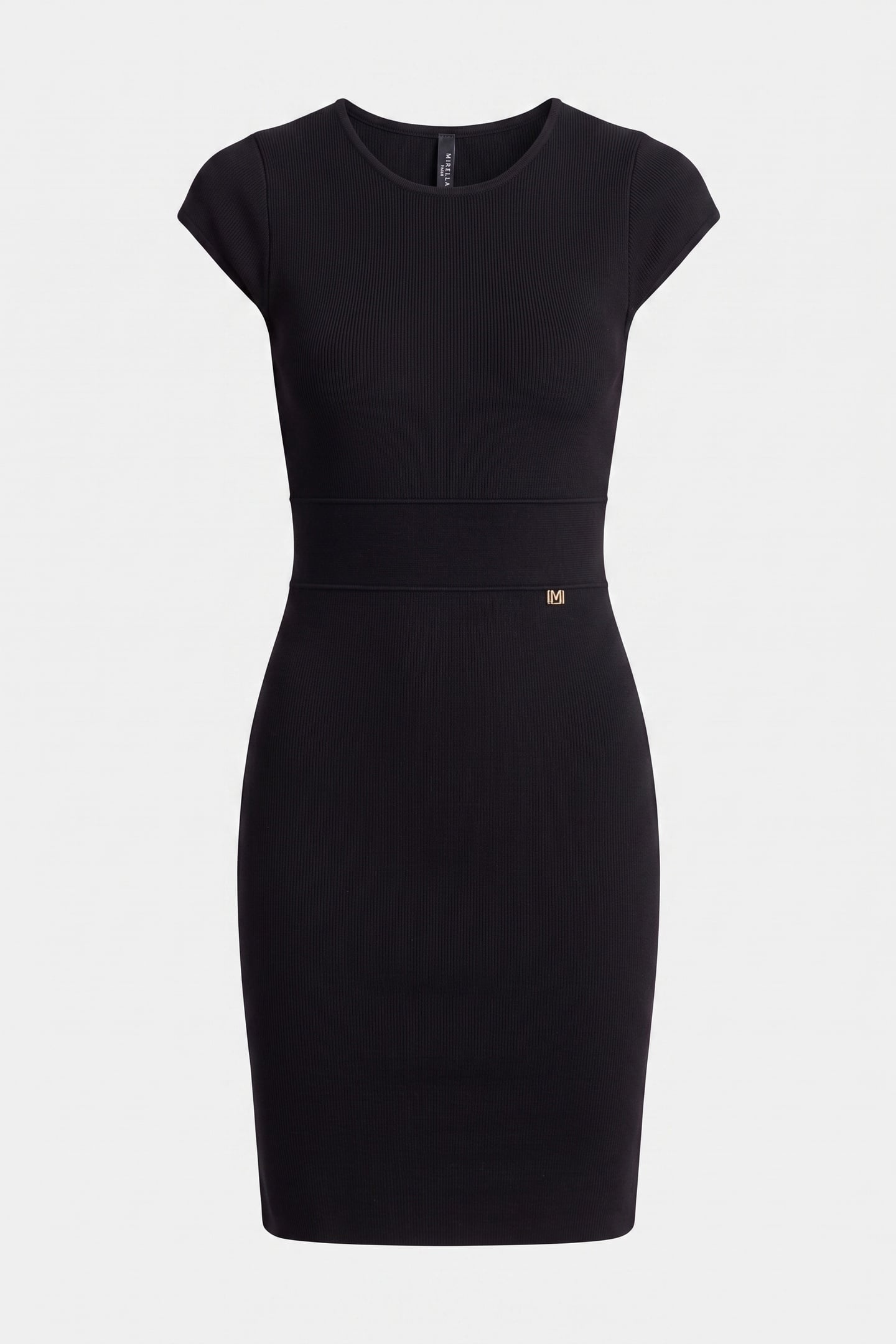 AABISH FITTED DRESS JET BLACK A996 3