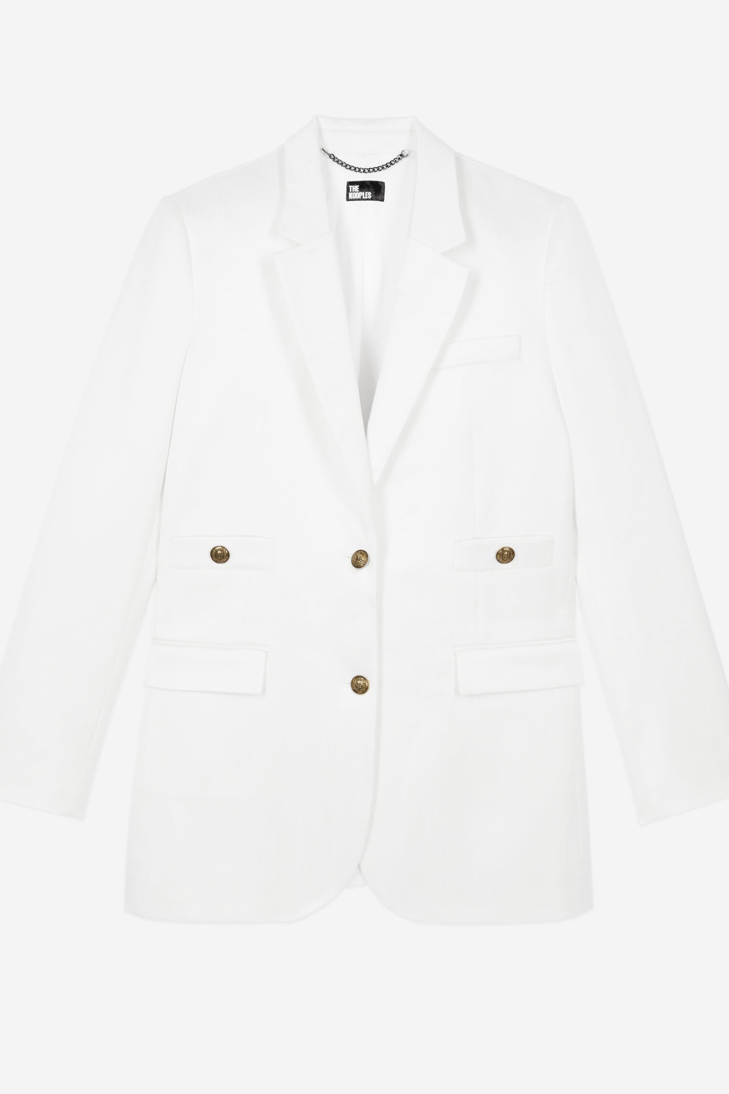 OVERSIZED 4-POCKET SUIT JACKET WHITE 6