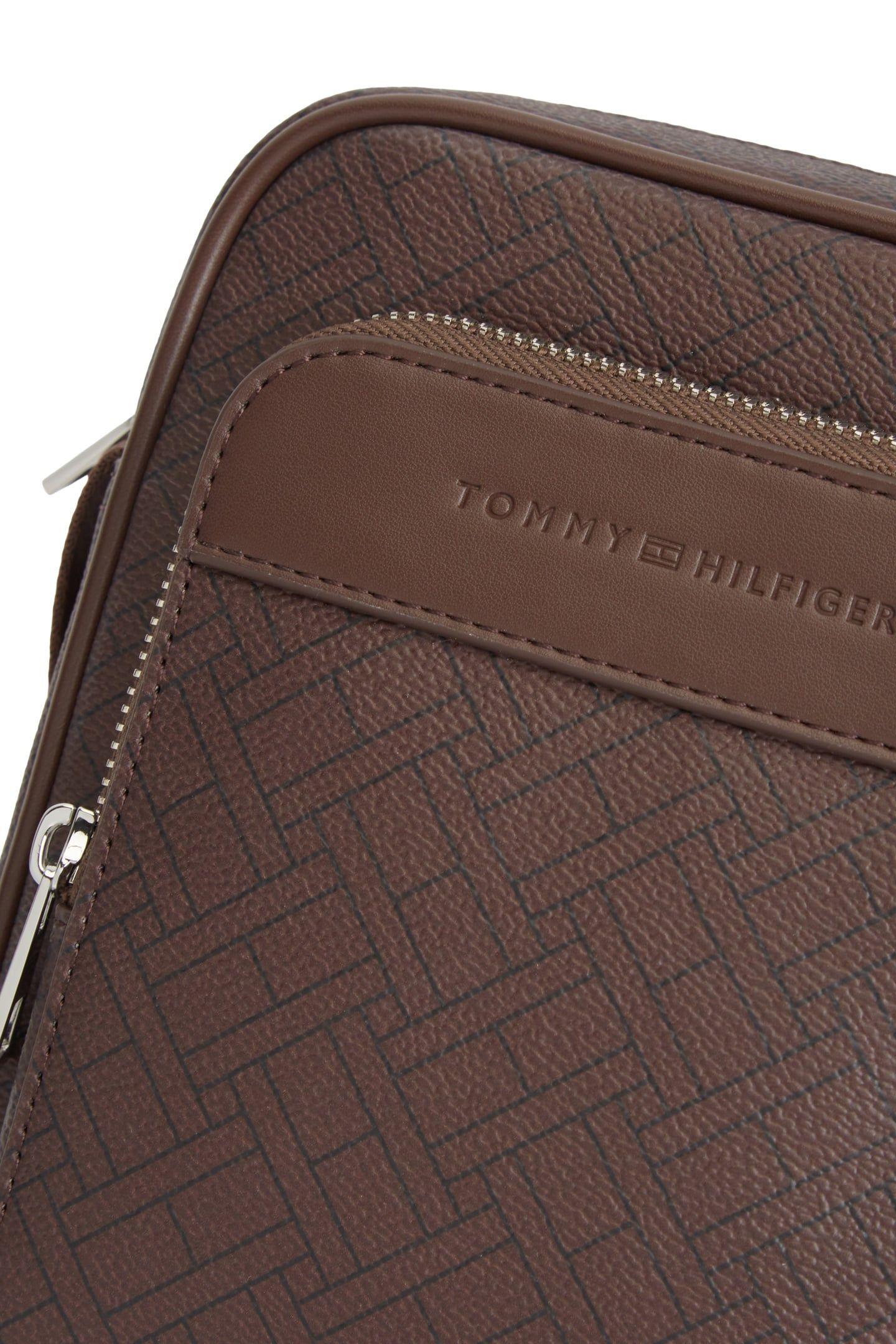 FLAG MONOGRAM MINI CROSSOVER COFFEE BEAN 4
