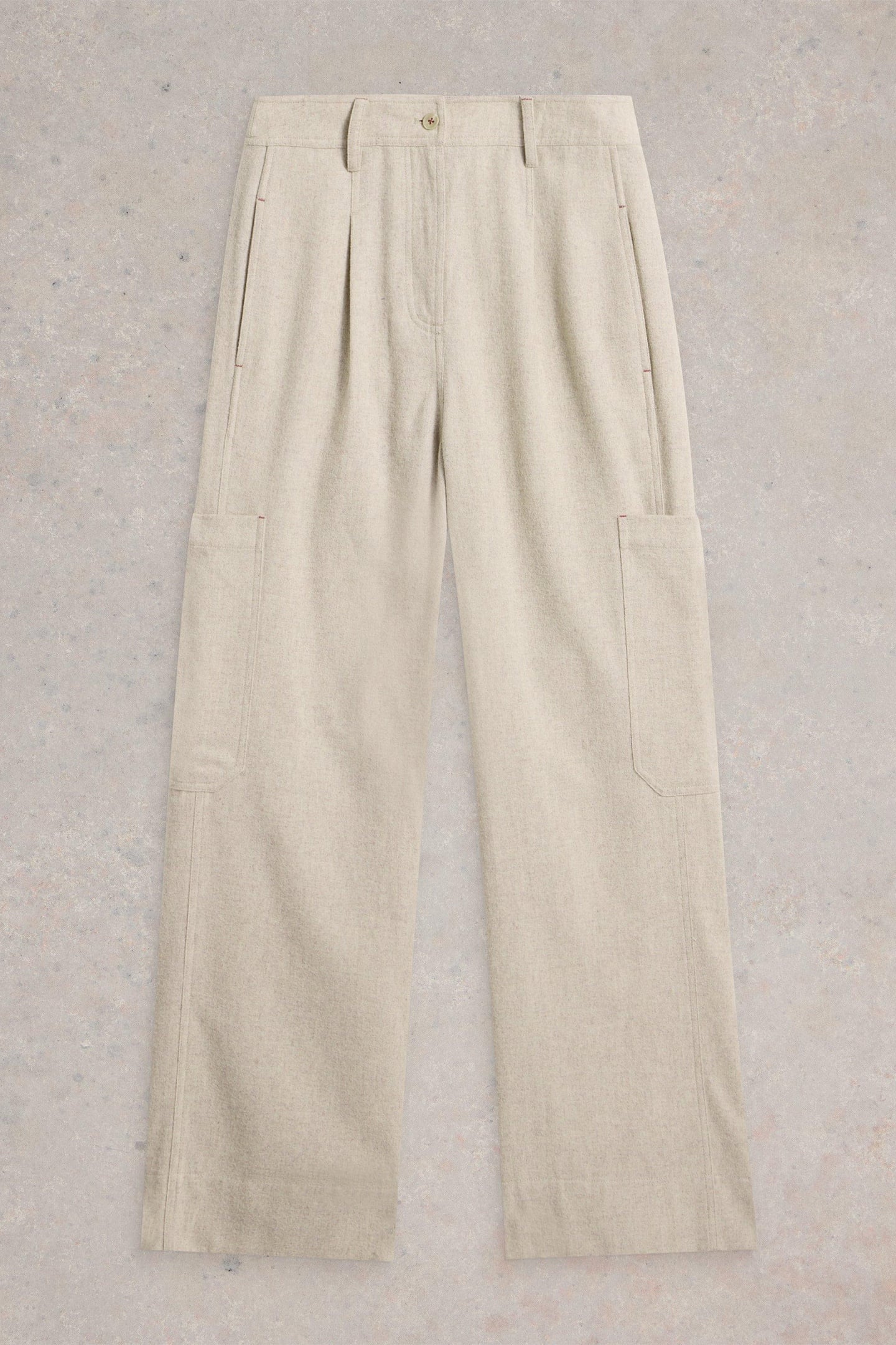 CARLIE TWEEDY CARGO TROUSER LIGHT NATURAL 5