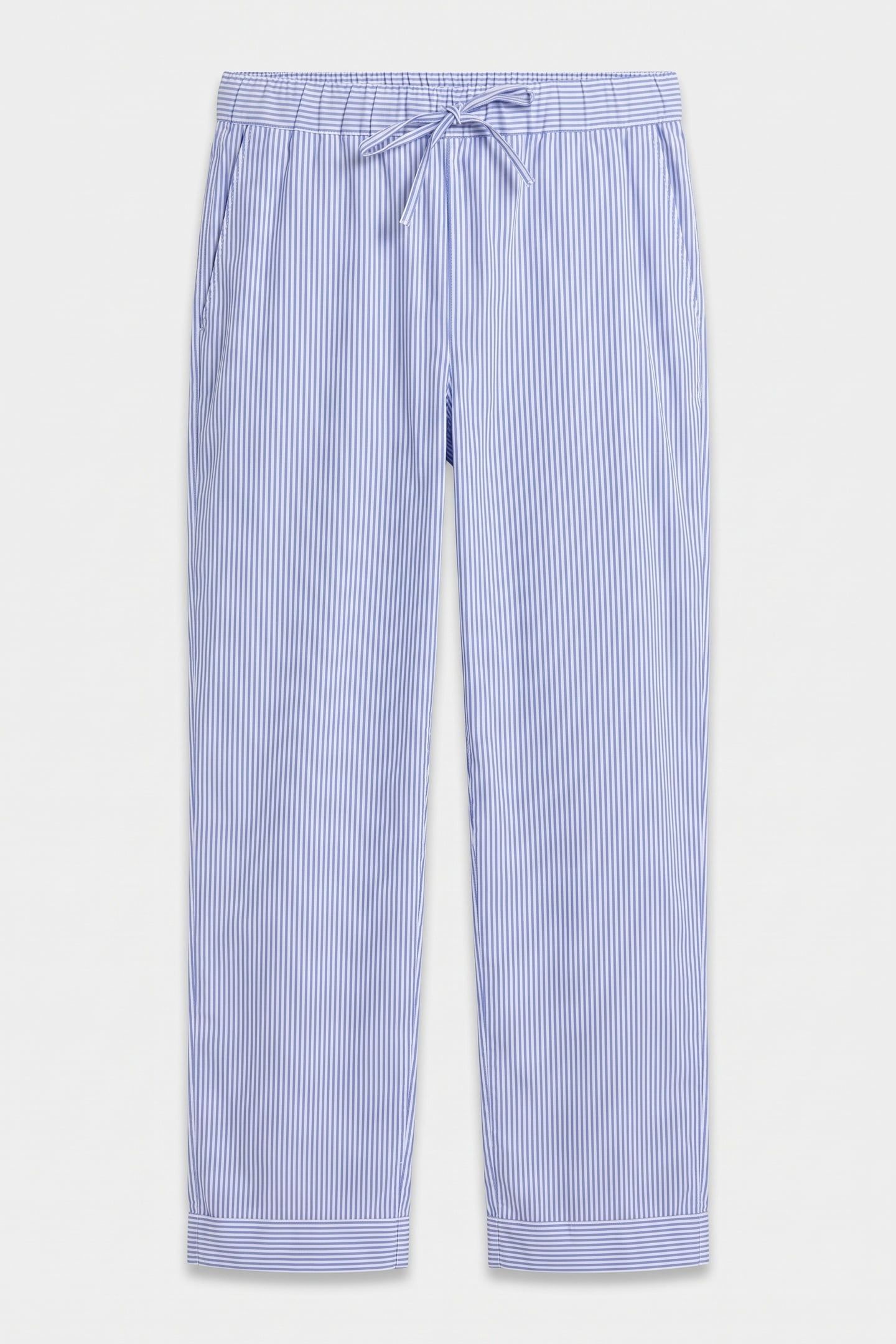 LENNON POPLIN PAJAMA TROUSERS BLUE 4