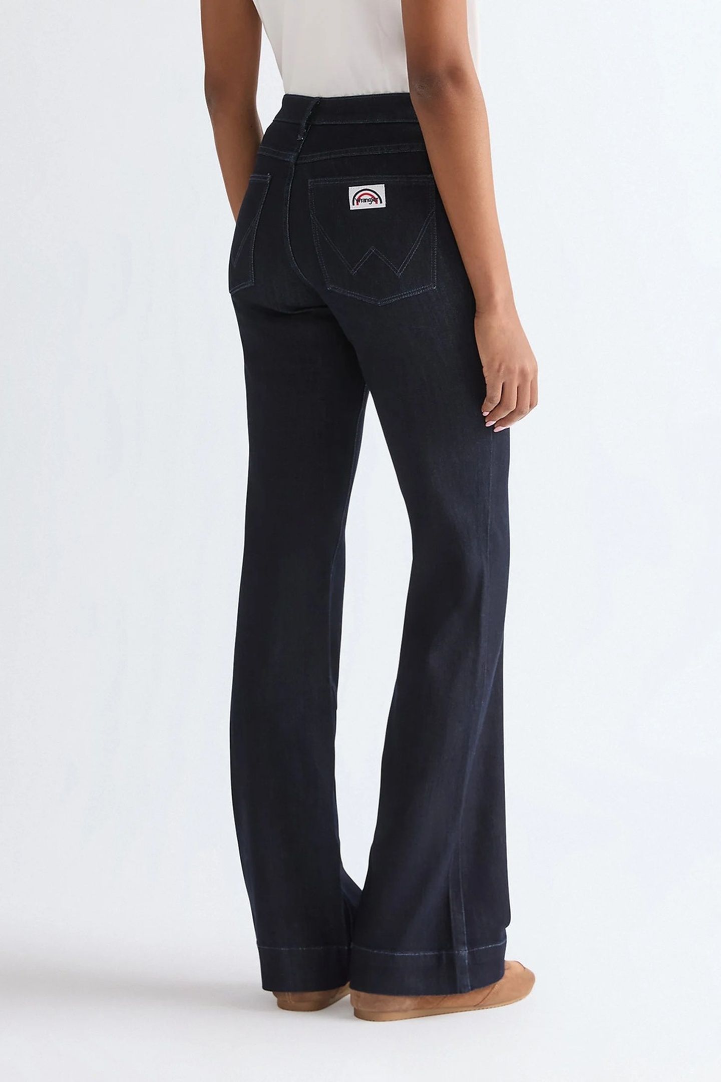 FLARE DARK NAVY BLUE JEANS 3