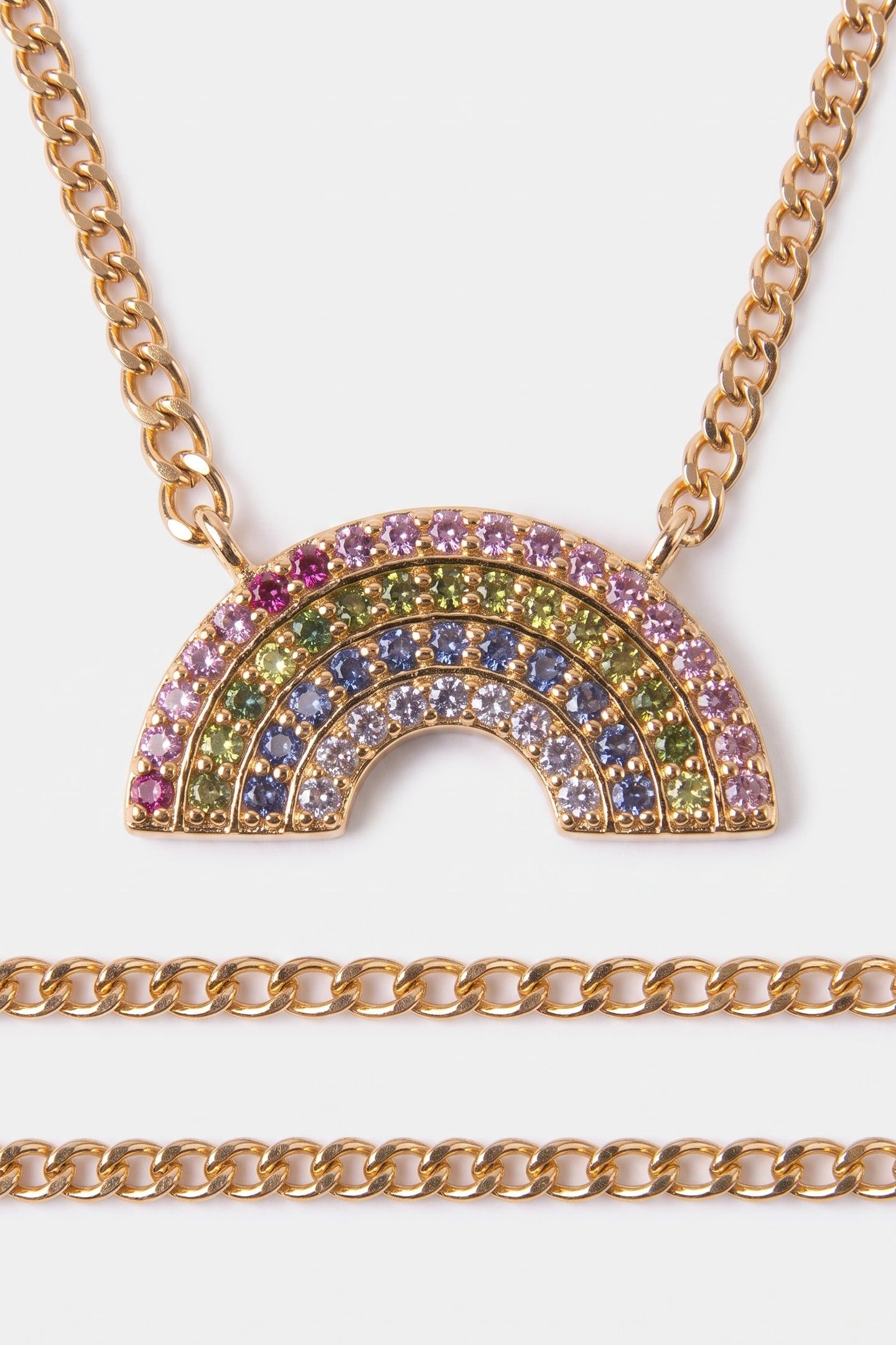 RAINBOW LOVE KETTE GOLD 4