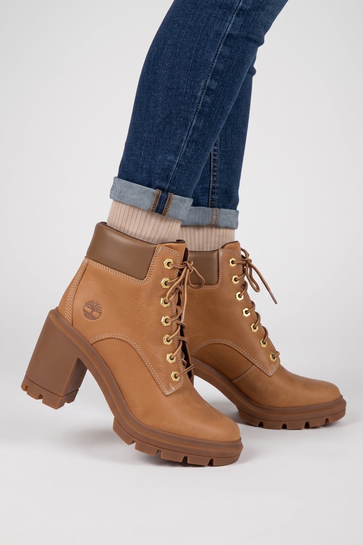 ALLINGTON HEIGHTS MID LACE UP BOOT WHEAT FULL GRAIN 3