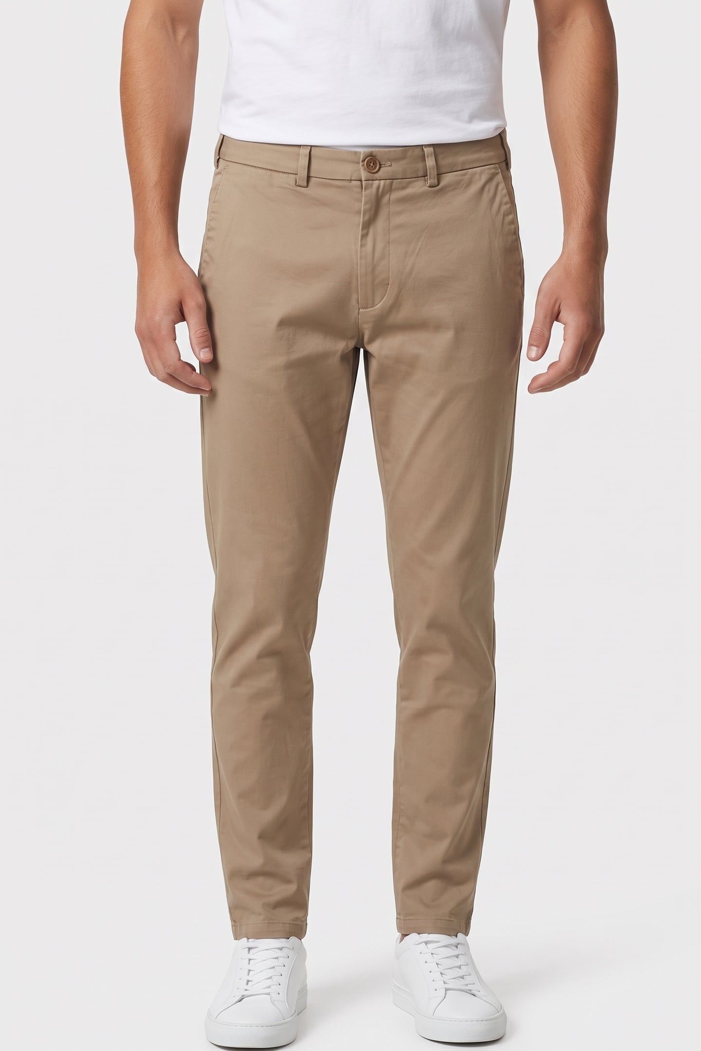 EDGAR SLIM CHINO BEIGE 1