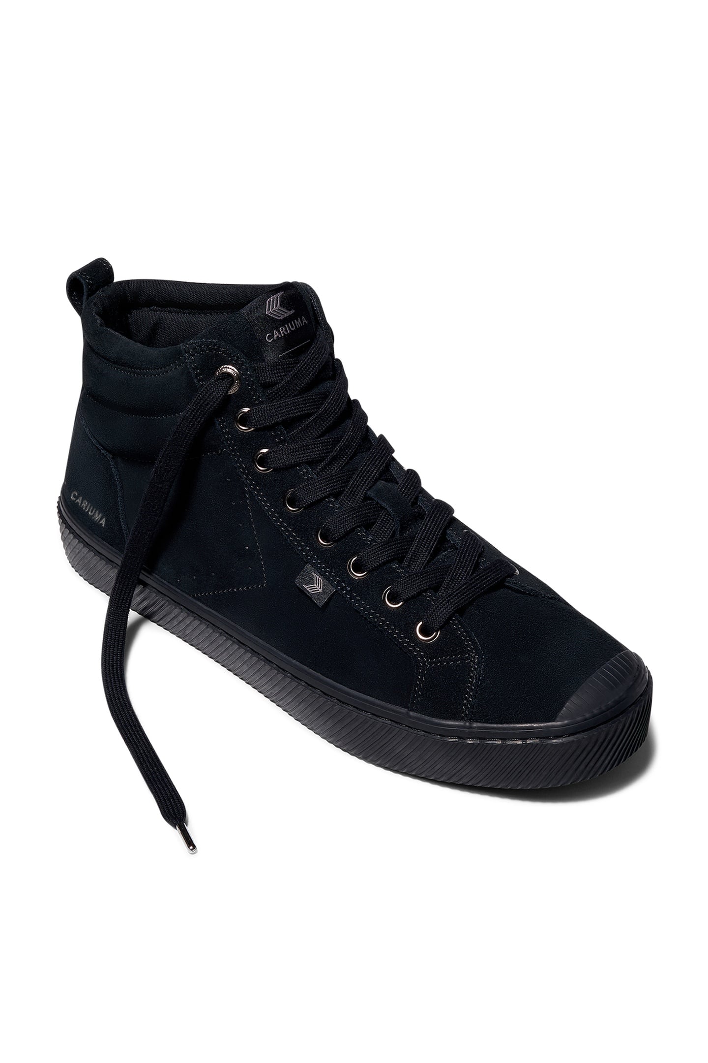 OCA HIGH ALL BLACK SUEDE SNEAKER MEN 2