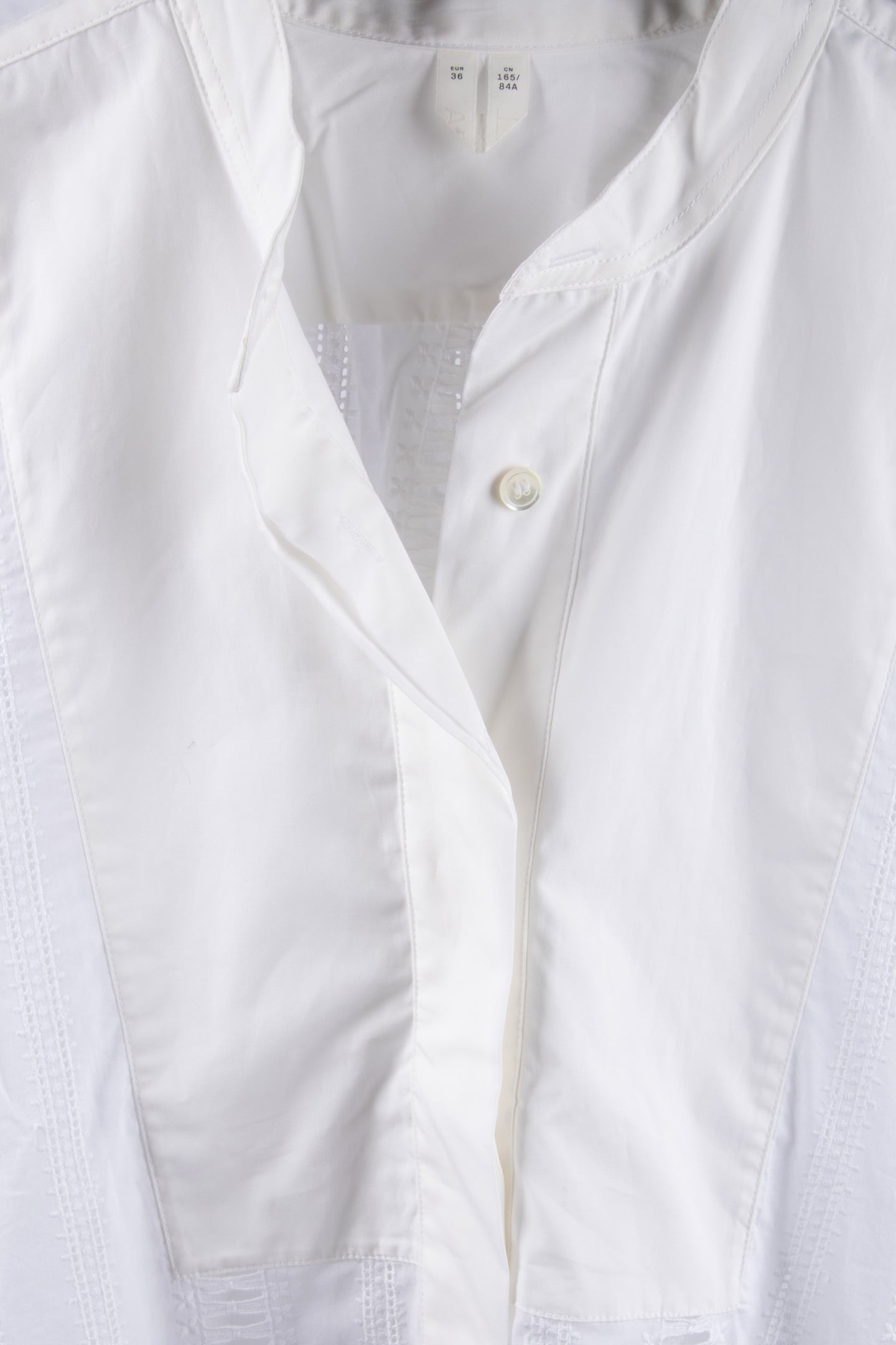 HAGA BRODERIE SHIRT WHITE 4
