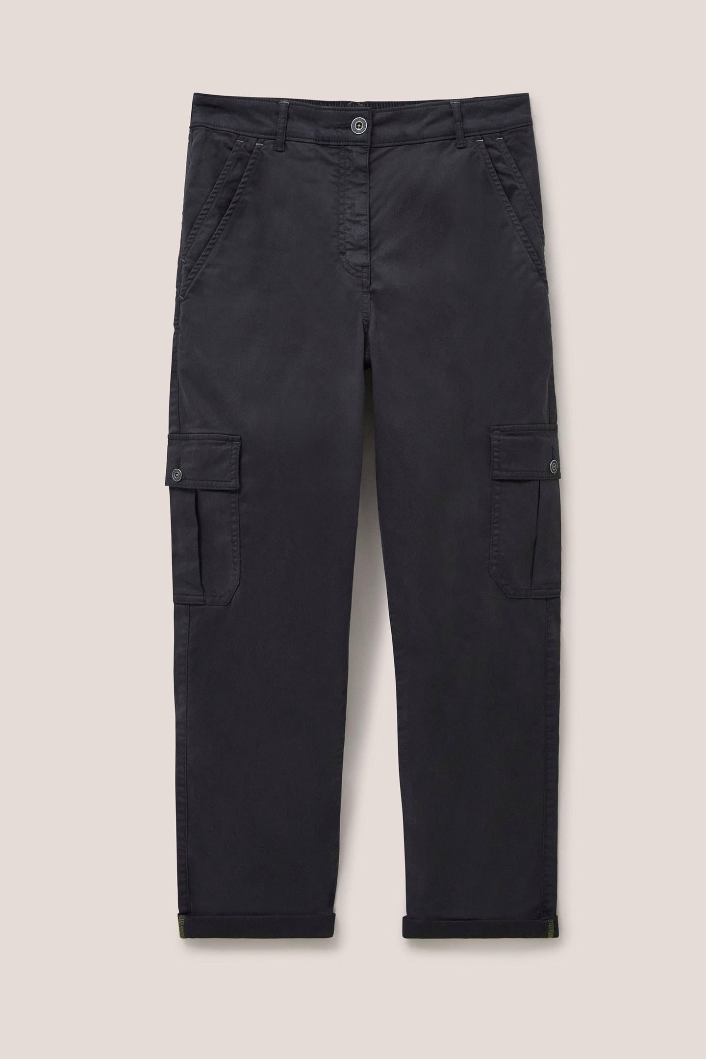 EVERLEIGH CARGO TROUSER WASHED BLACK 4