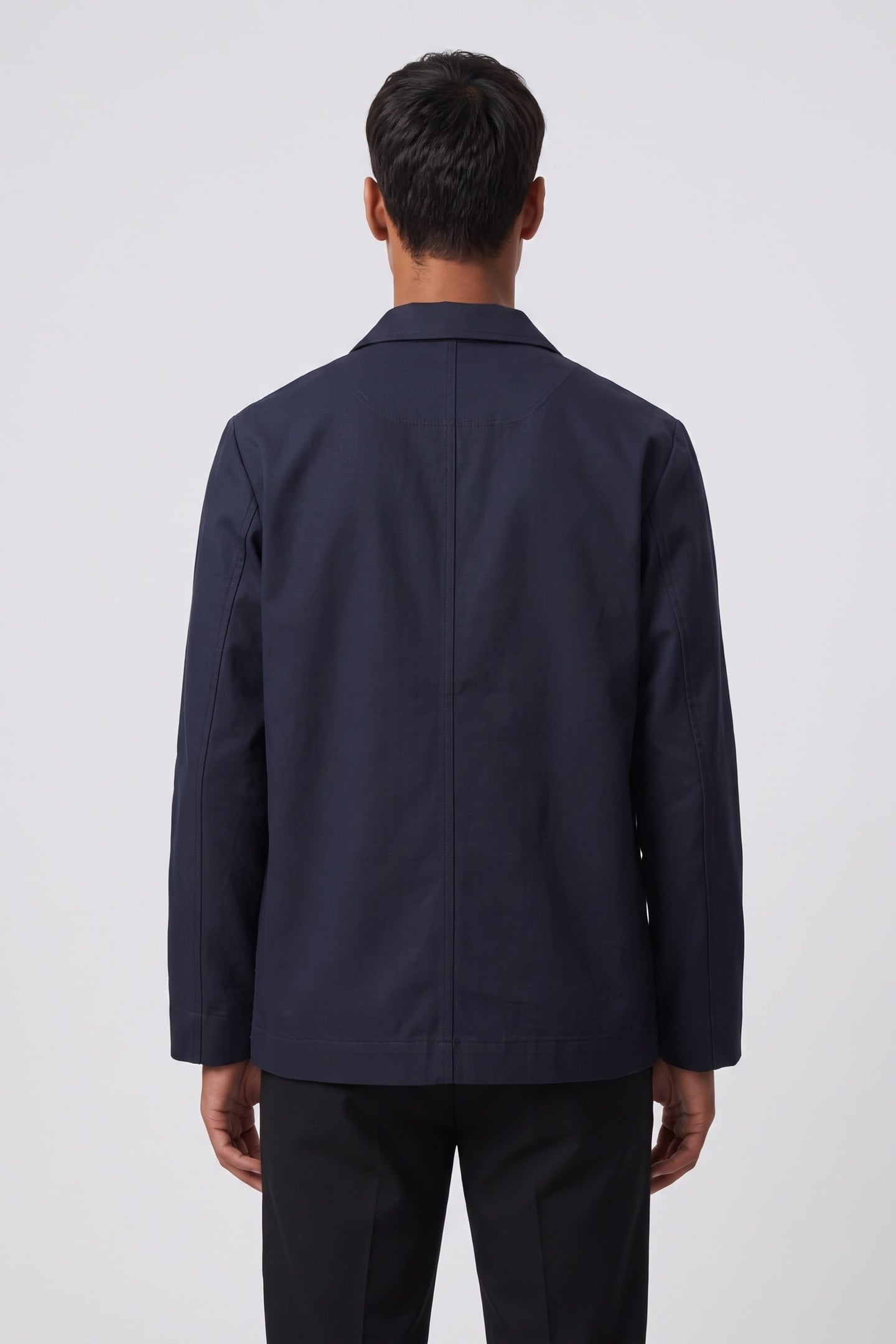 DOVAS WOOL TWILL JACKET BLACK 2