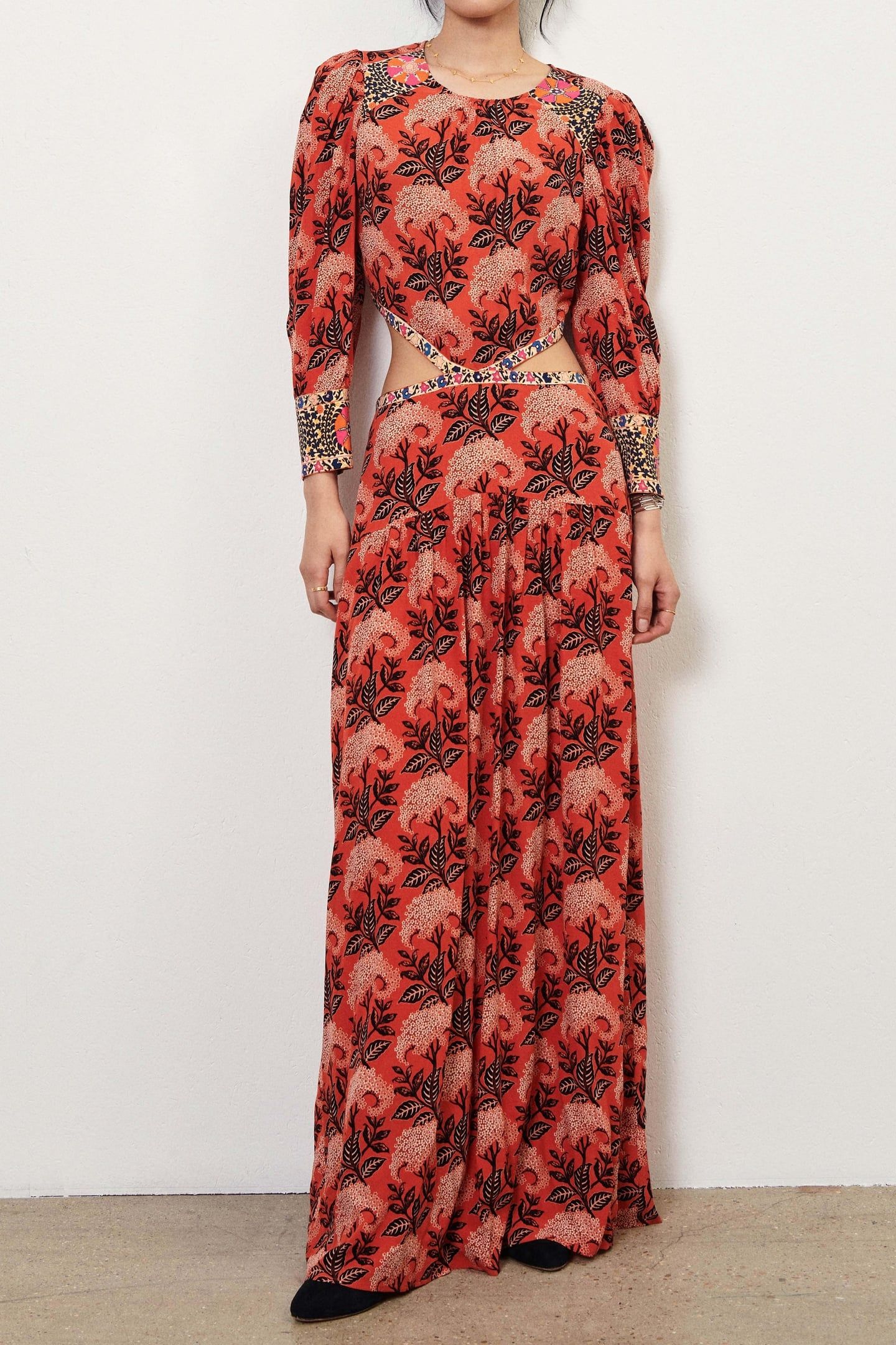 LONG DRESS ORANGE 1