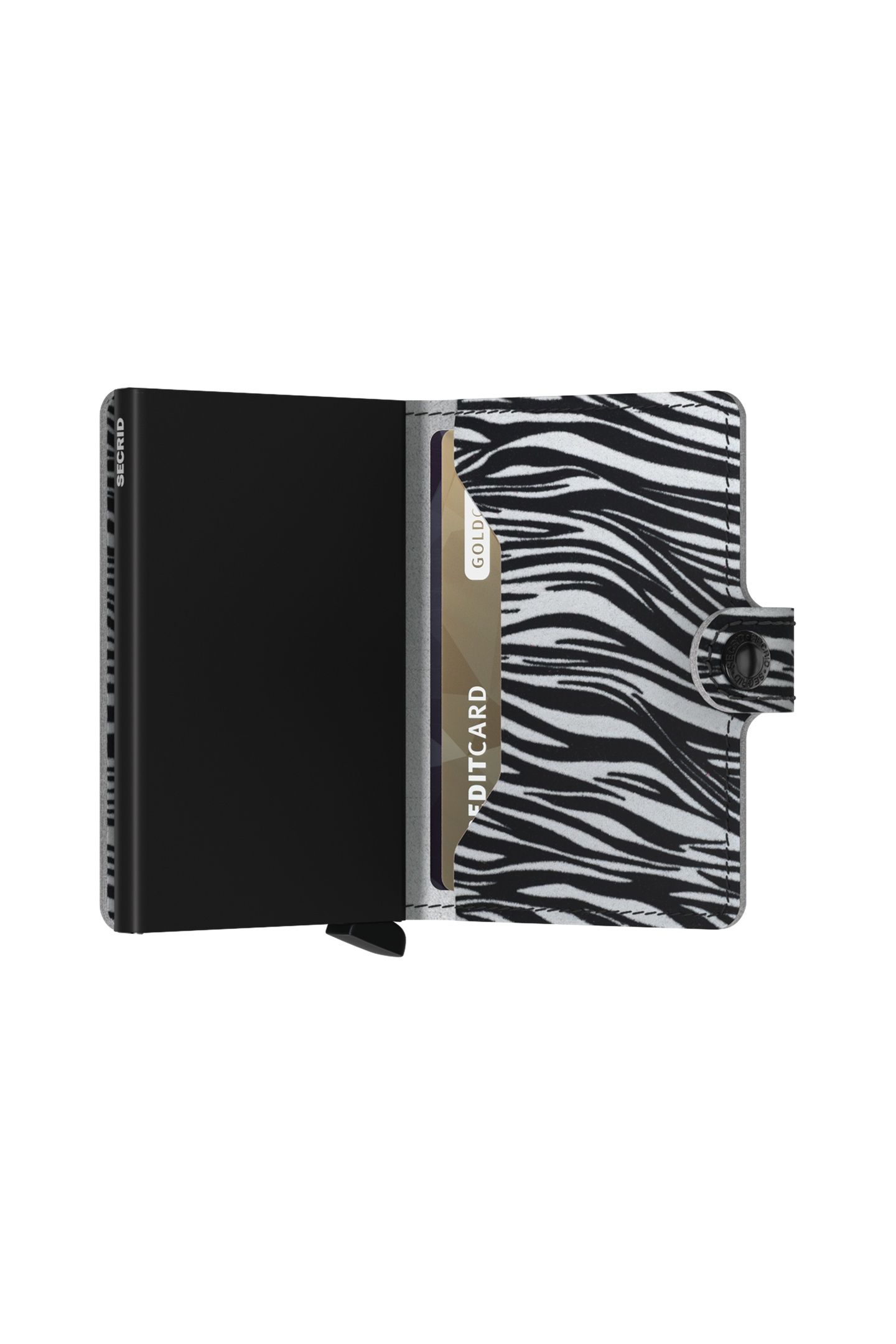 UNISEX MINIWALLET ZEBRA LIGHT GREY 3
