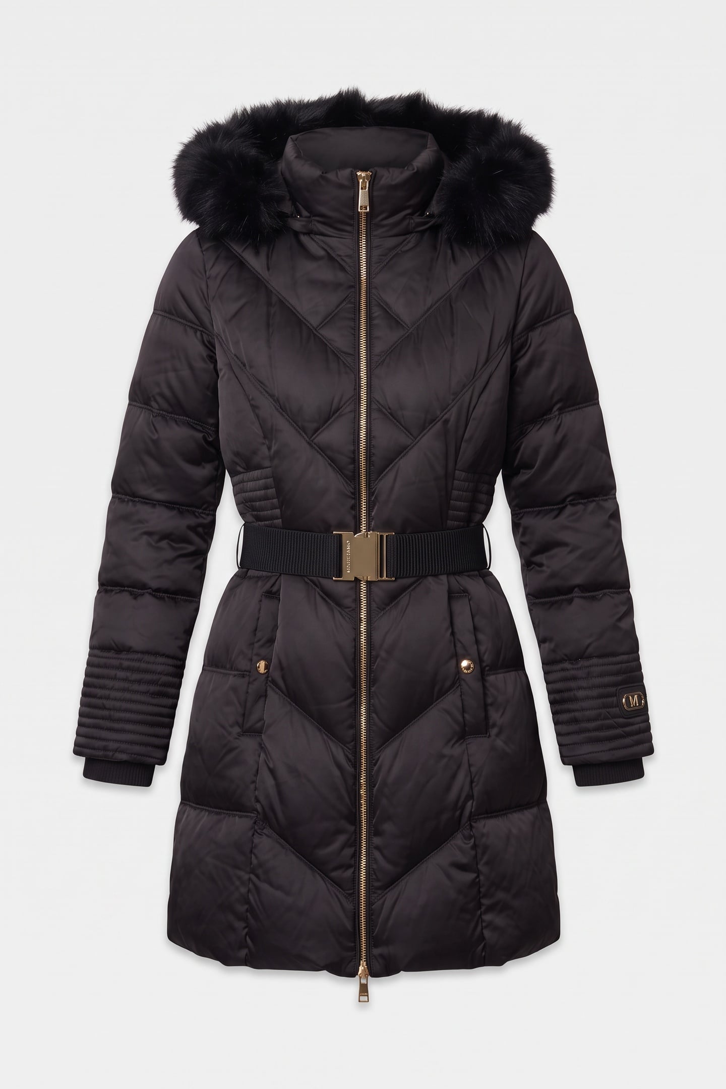 ELLY LONG DOWN JACKE JET BLACK A996 3
