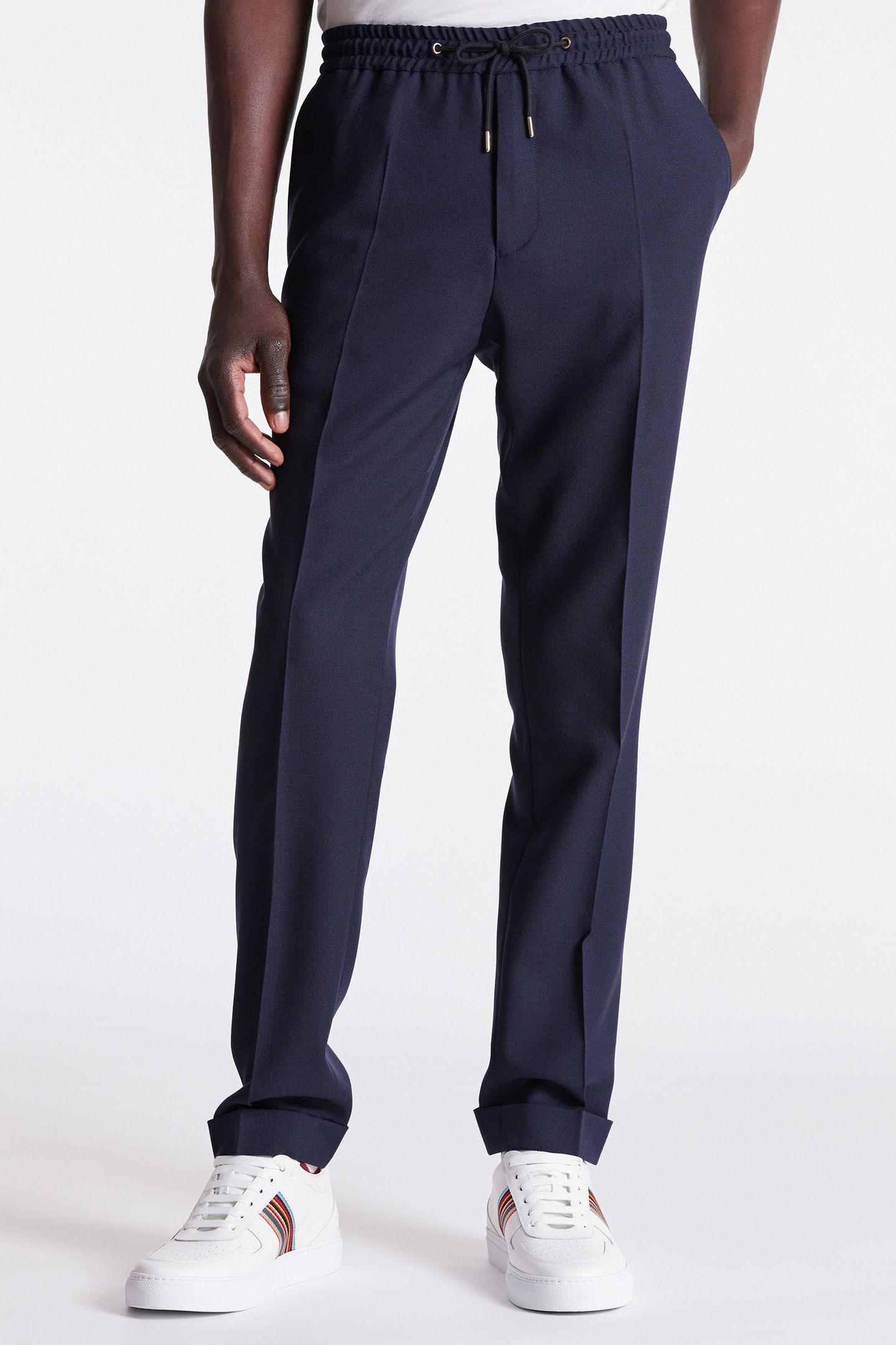 MENS DRAWCORD TROUSER VERY DARK NAVY 1