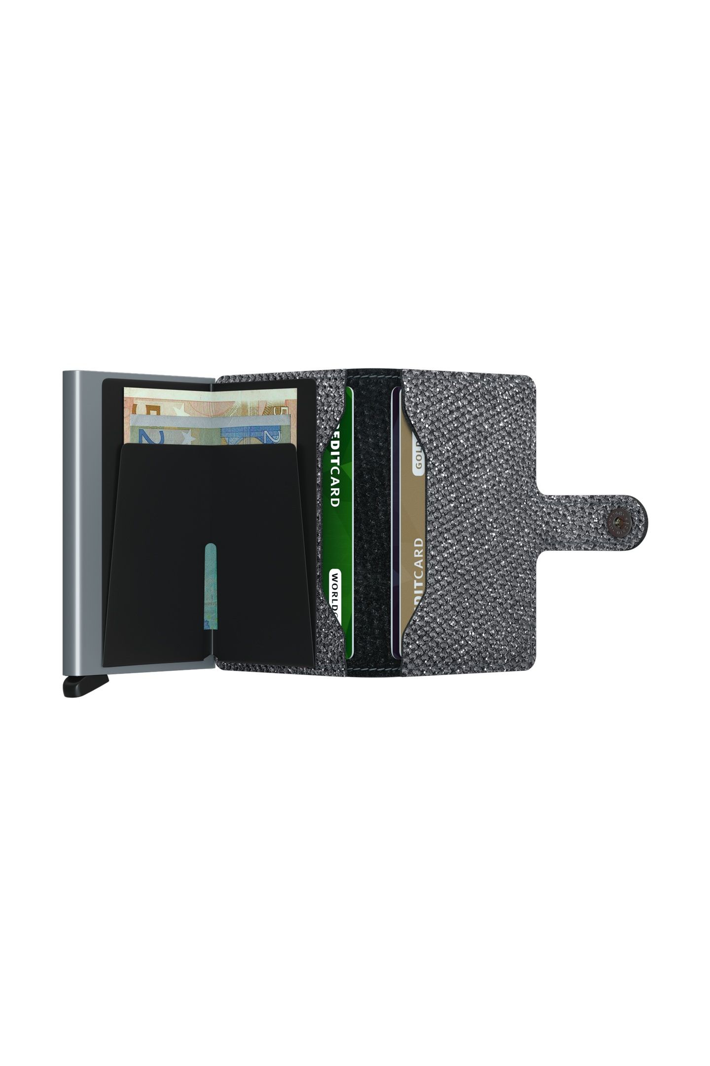 UNISEX MINIWALLET SPARKLE SILVER 4