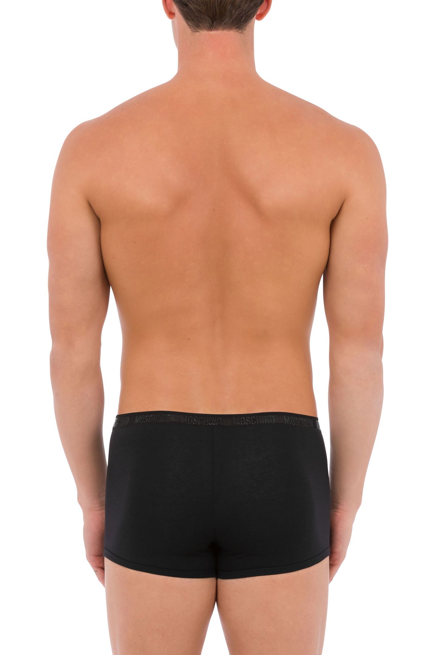 ELASTIC MESH JERSEY BOXER SHORTS BLACK 2