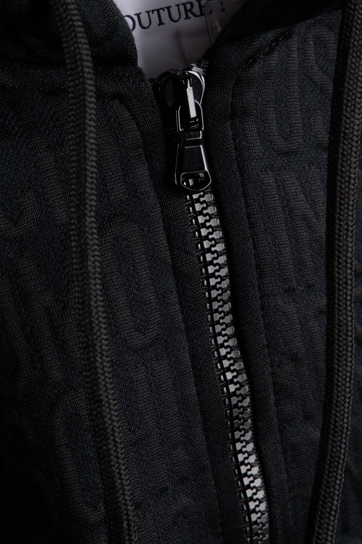ALLOVER LOGO FLEECE DRESS BLACK 4